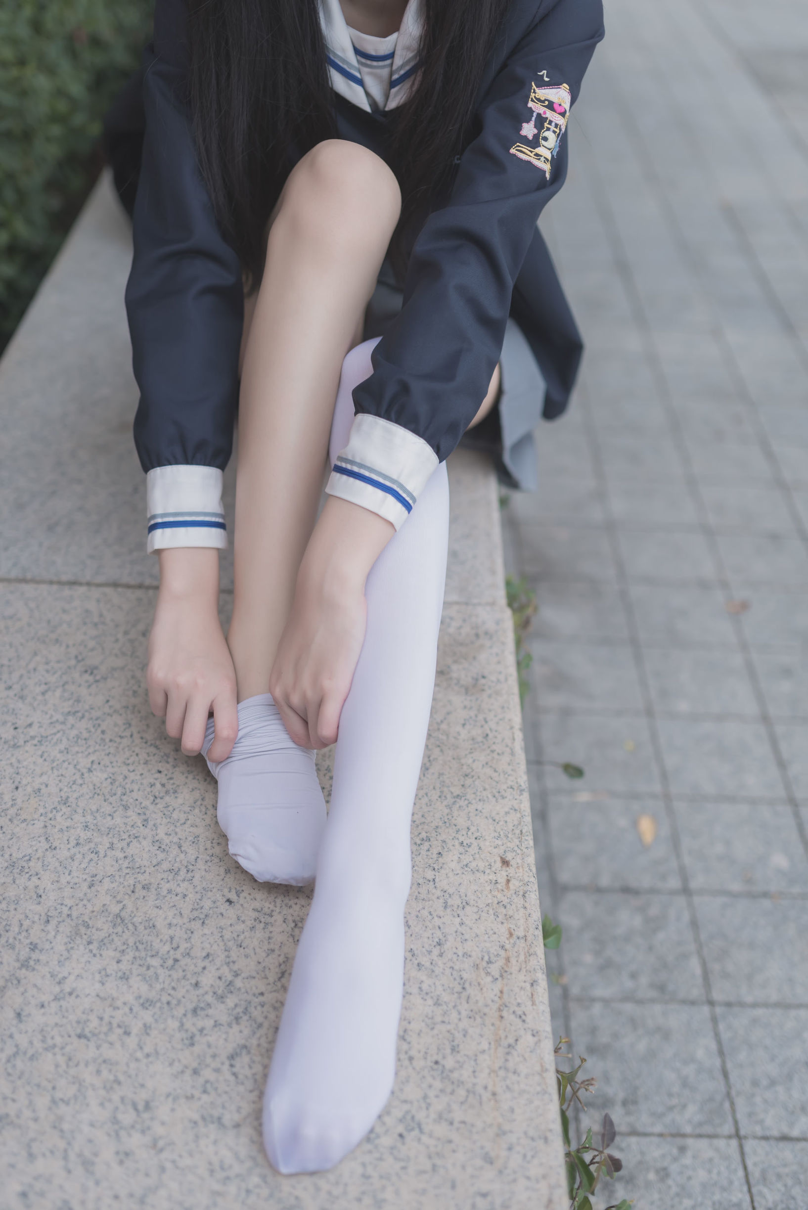 Wind Domain] No. 021: Schoolgirl Outdoor Black Silk 1