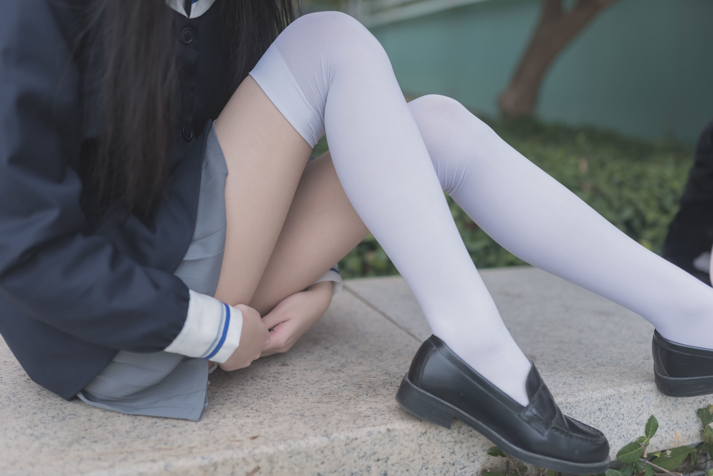 Wind Domain] No. 021: Schoolgirl Outdoor Black Silk 1