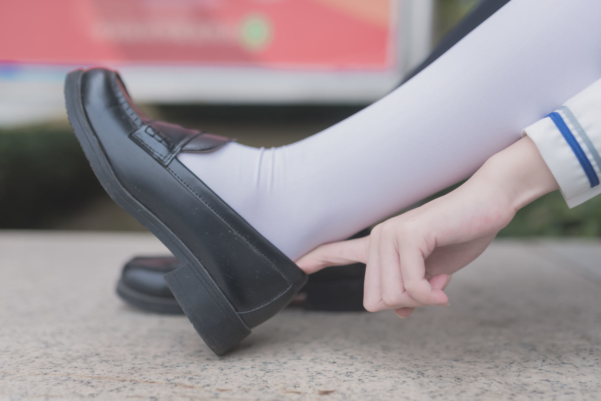 Wind Domain] No. 021: Schoolgirl Outdoor Black Silk 1