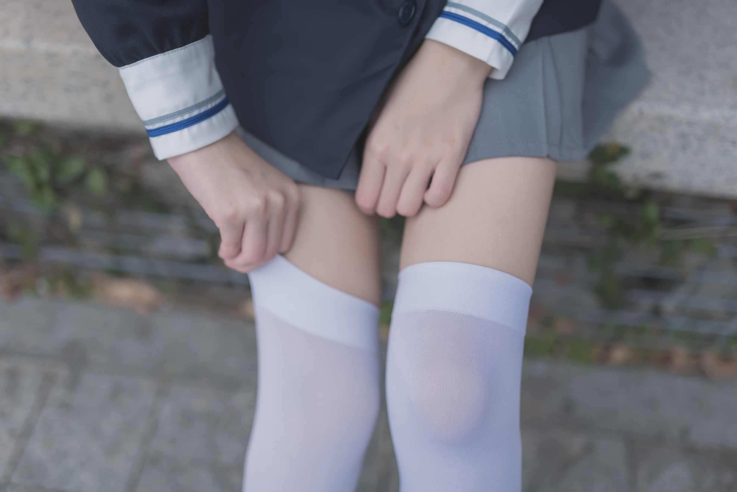 Wind Domain] No. 021: Schoolgirl Outdoor Black Silk 1