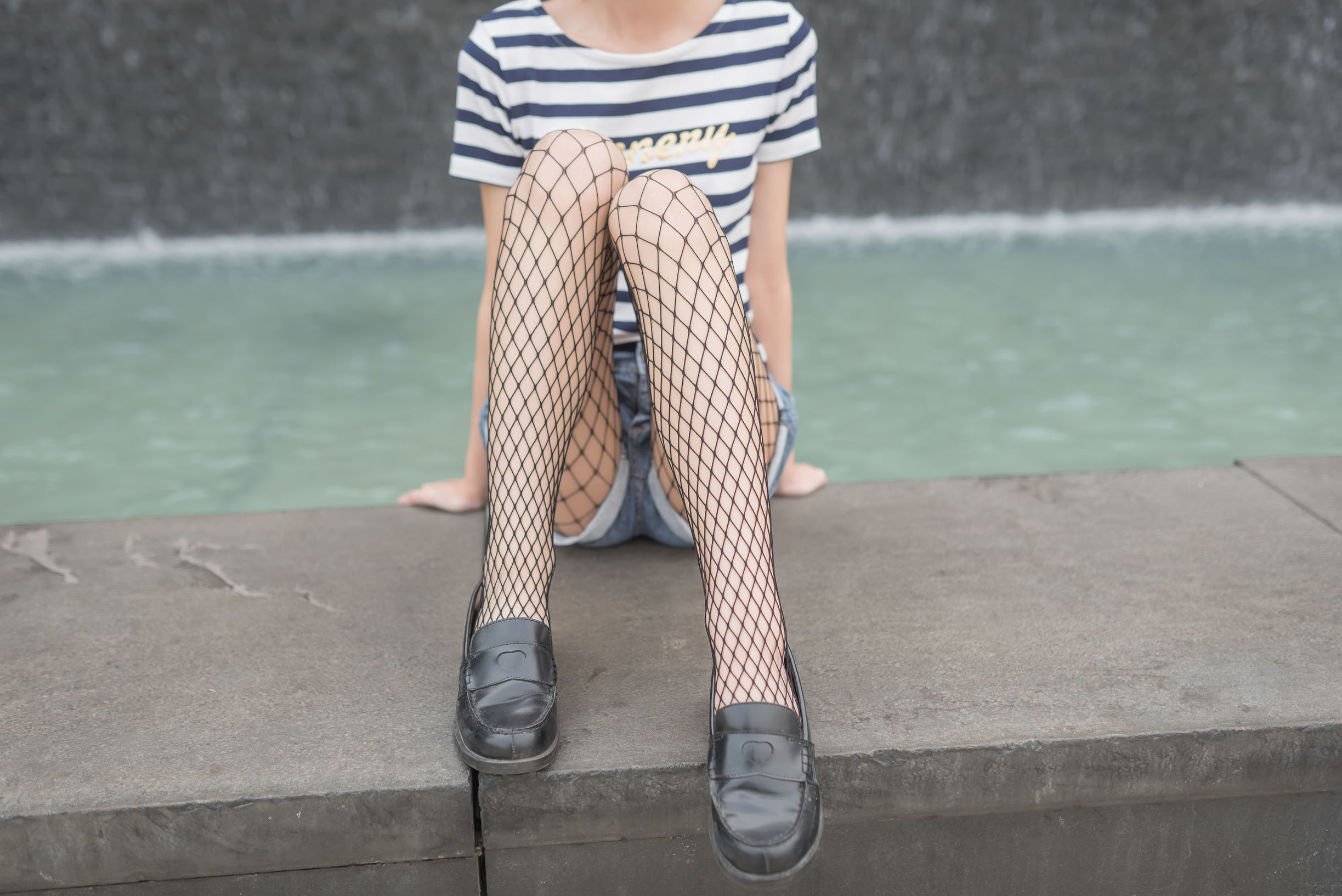 Domain of the Wind] No. 027 Tender Black Fishnet Stockings