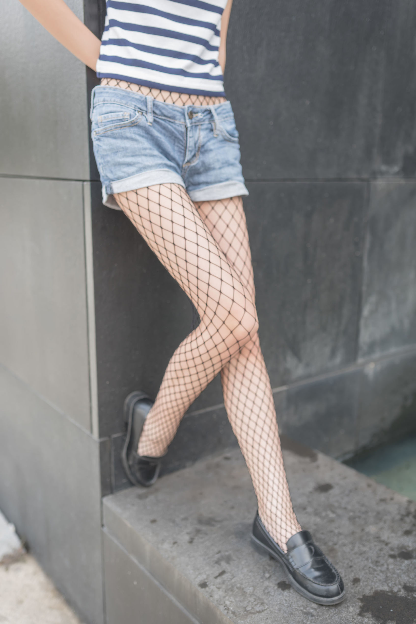 Domain of the Wind] No. 027 Tender Black Fishnet Stockings