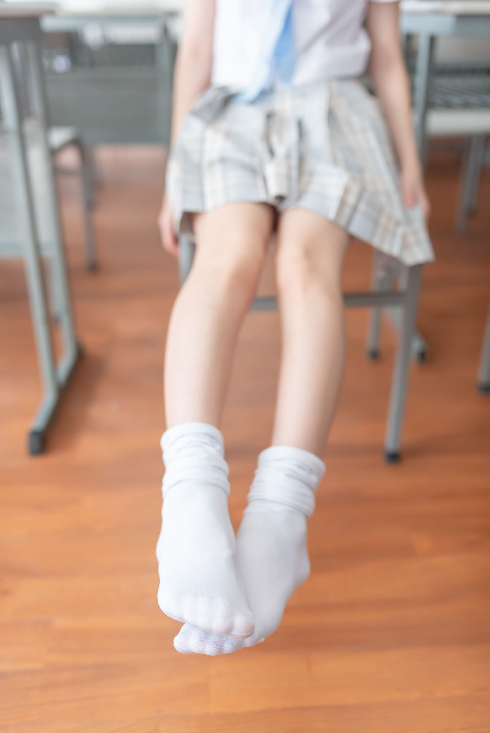 Wind Domain] No.041 Classroom Sailor Uniform White Silk