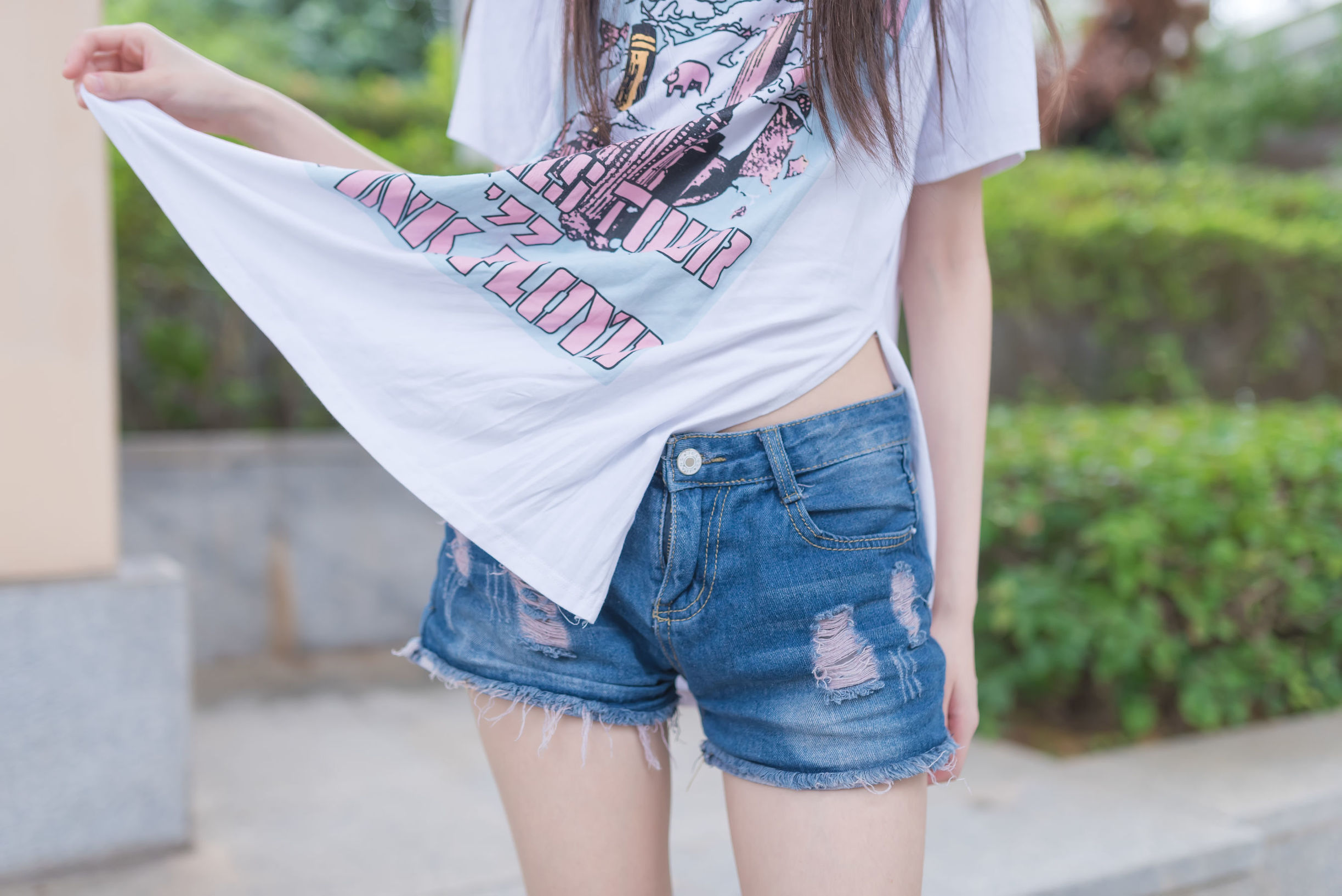 Feng Zhi Ling Yu] No.058 Ultra-Short Denim Shorts