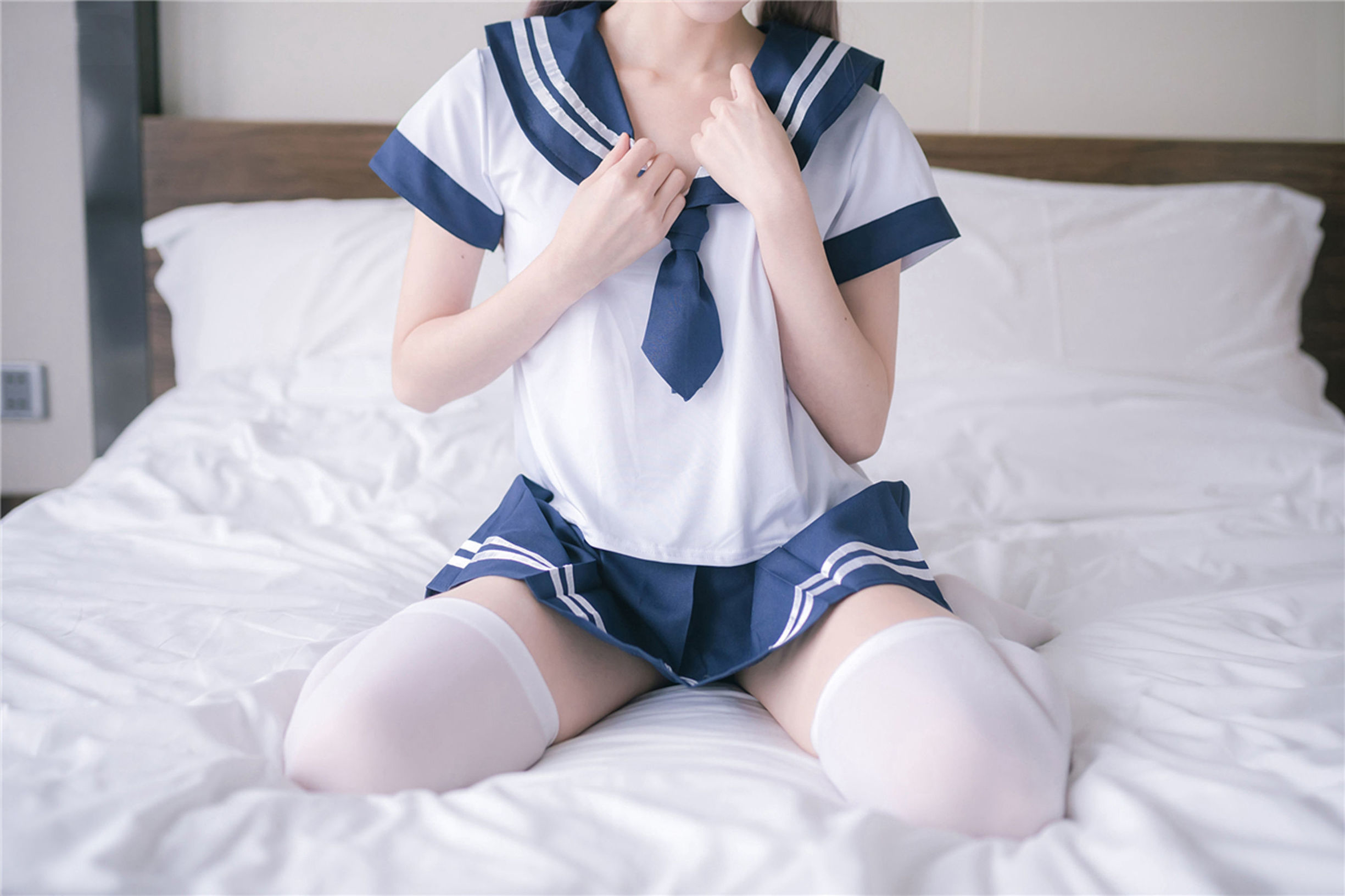 Wind Domain] NO.084 White Silk Sailor Uniform