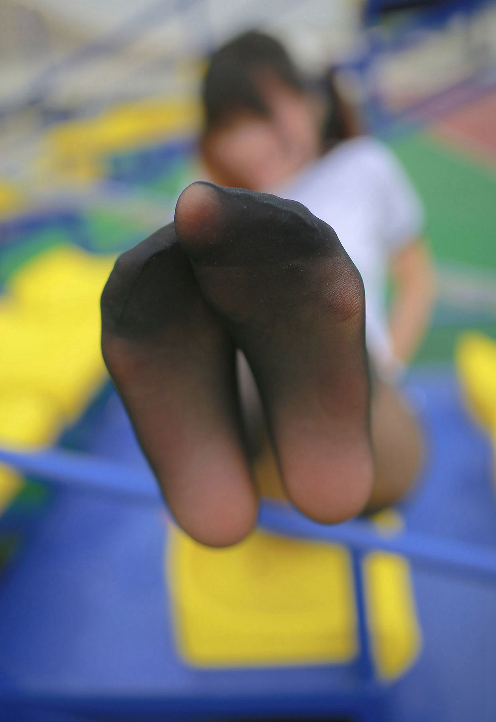 Wind Domain] No.091: Sports Field Black Stockings Girl