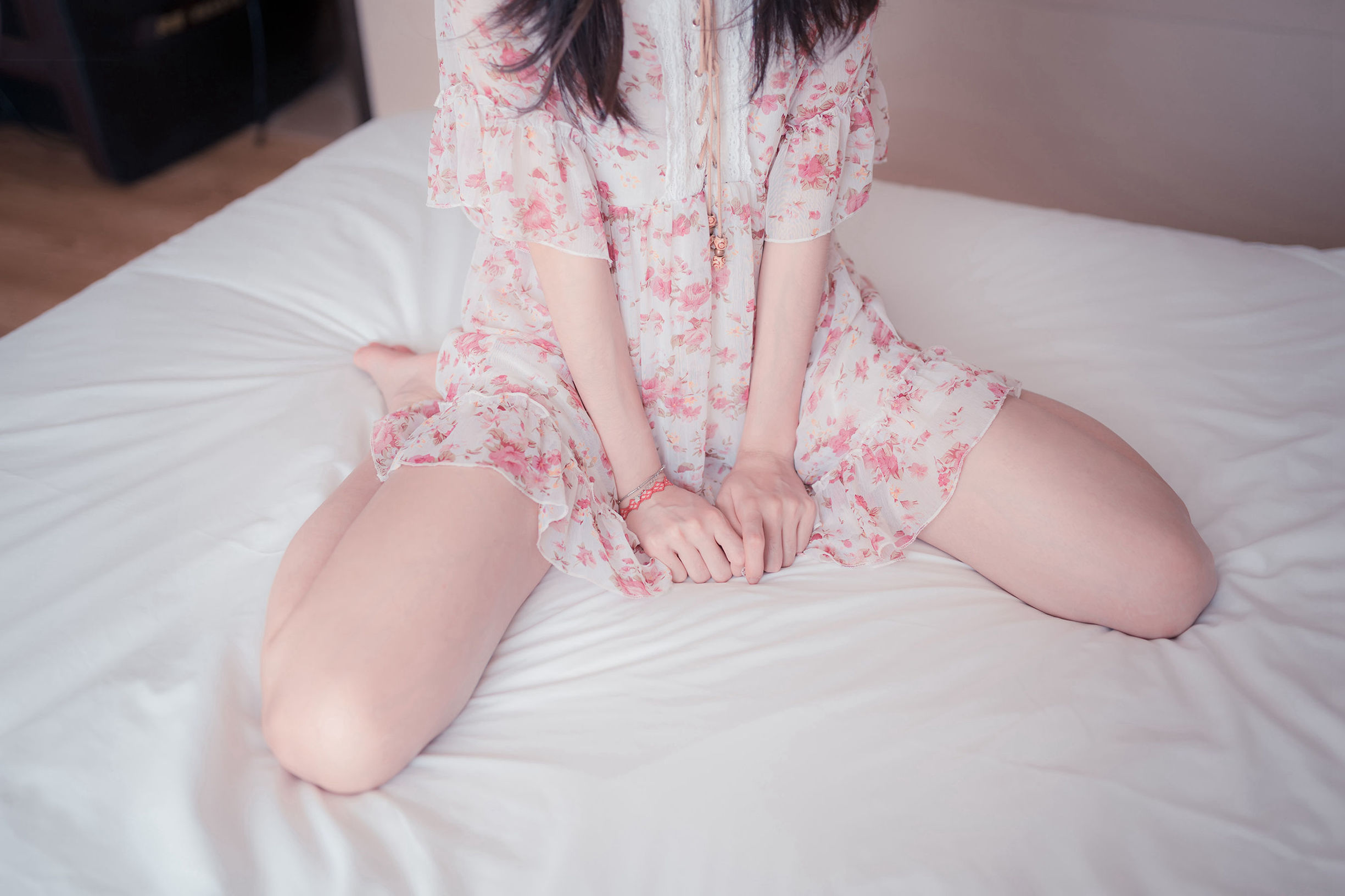 風の領域] NO.105 シフォン花柄ワンピース