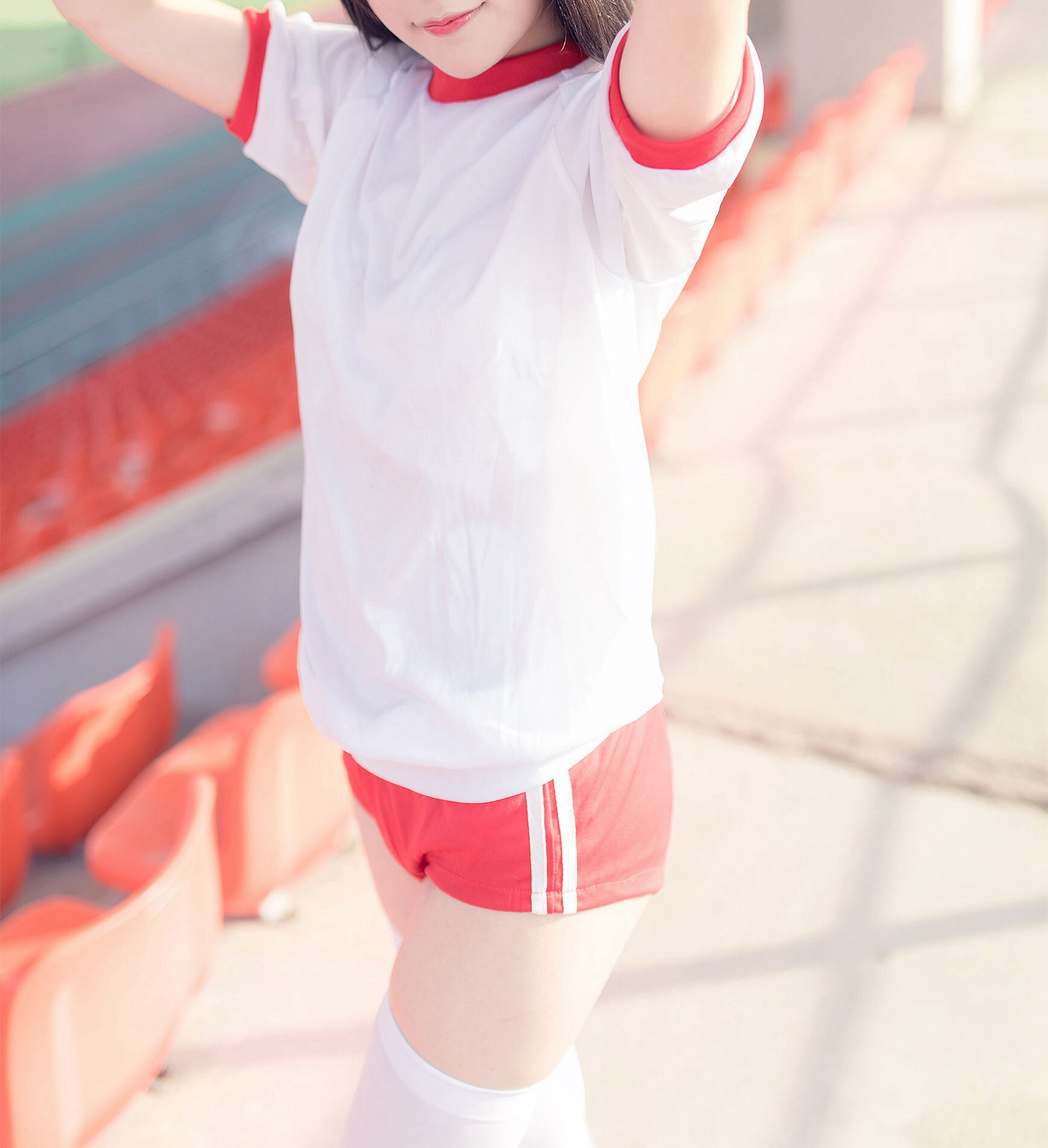 Wind's Domain] No. 112: The Girl in the White Silk Gymnastics Uniform on the Sports Field