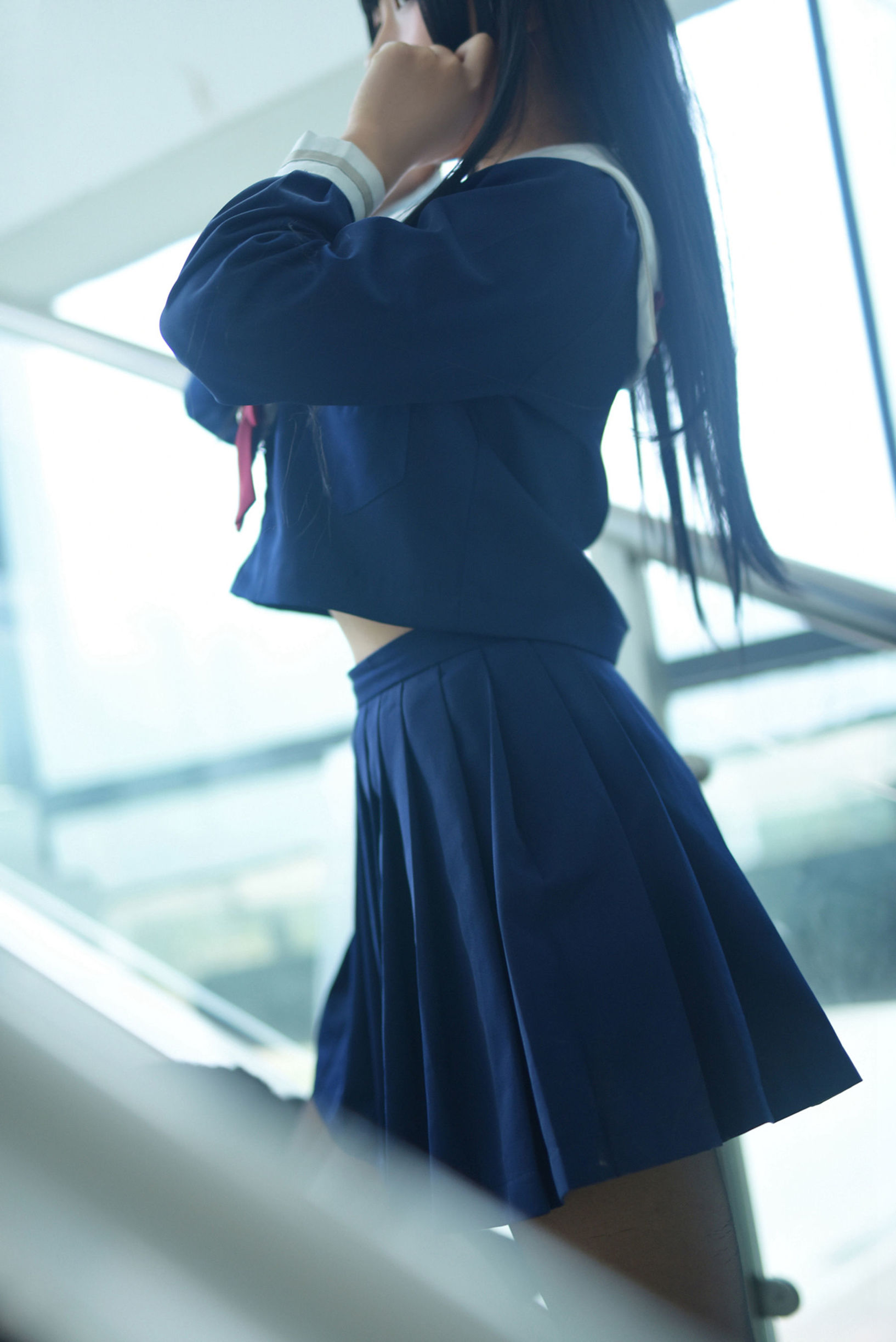 風の領域] NO.118 JK黒シルクの美しい胴体