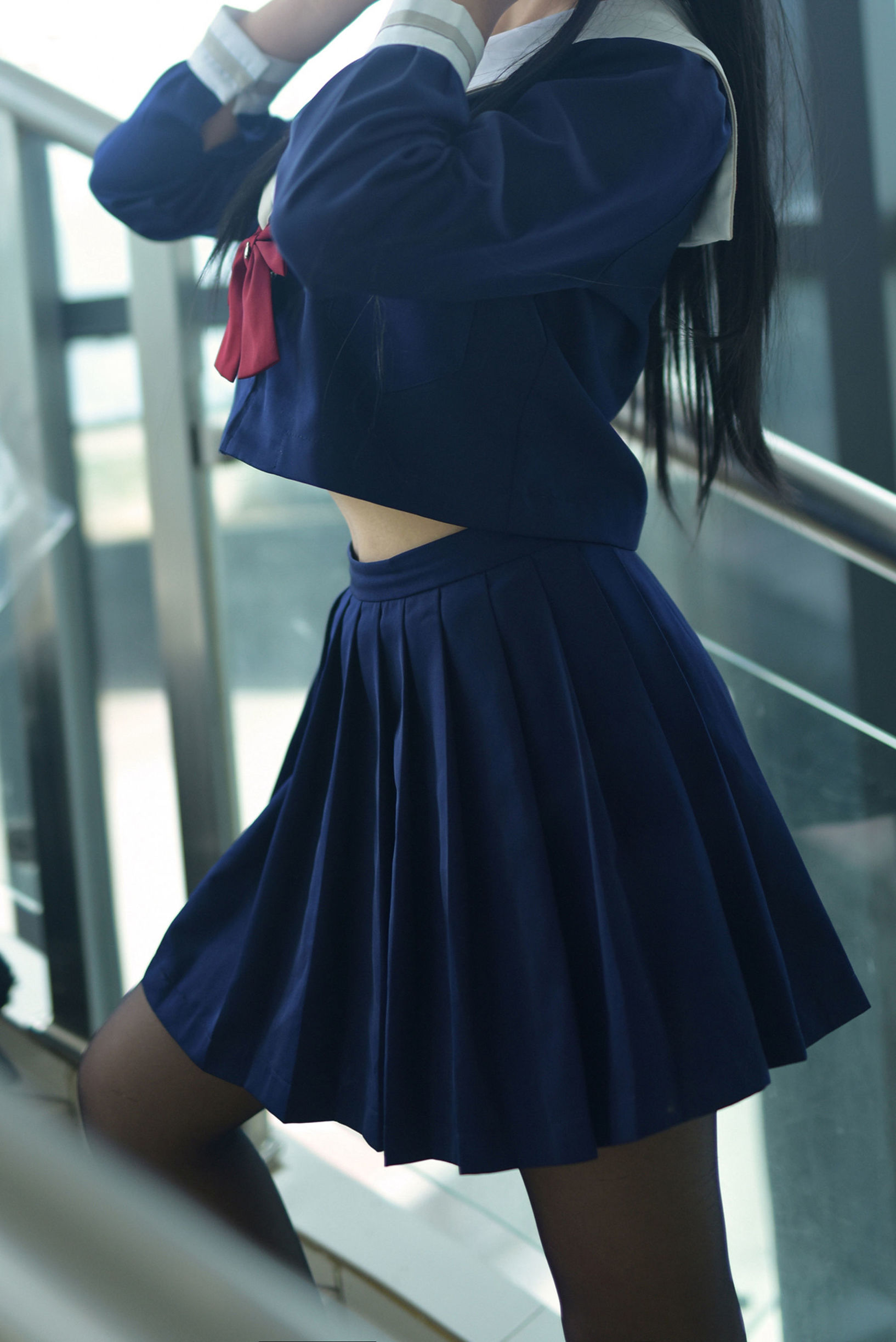 風の領域] NO.118 JK黒シルクの美しい胴体