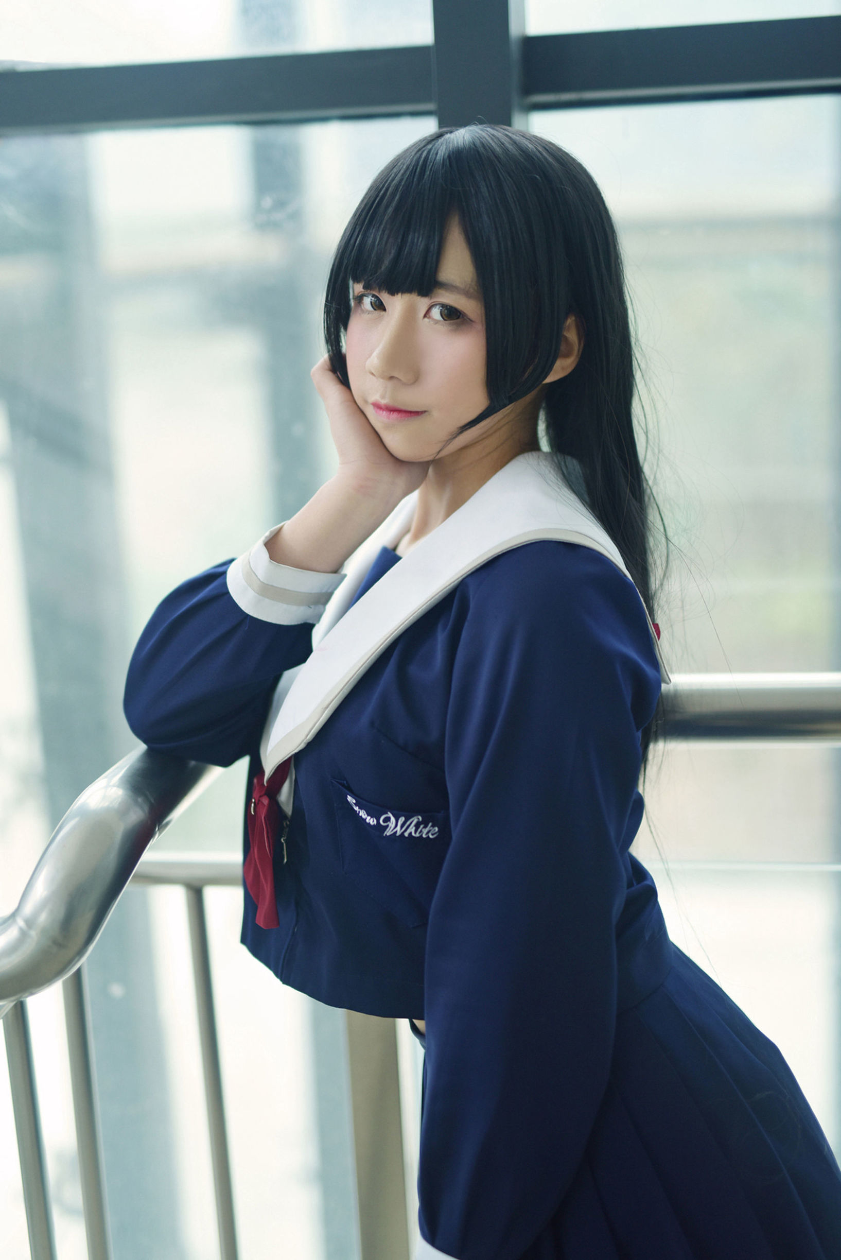 風の領域] NO.118 JK黒シルクの美しい胴体