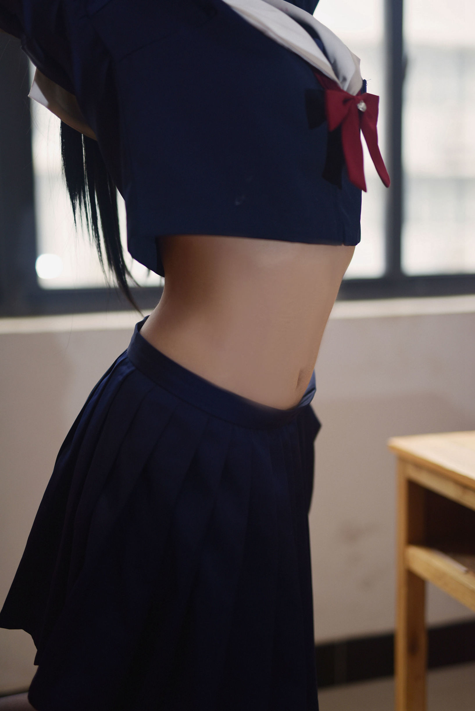 風之領域] NO.118 JK黑絲美麗胴體
