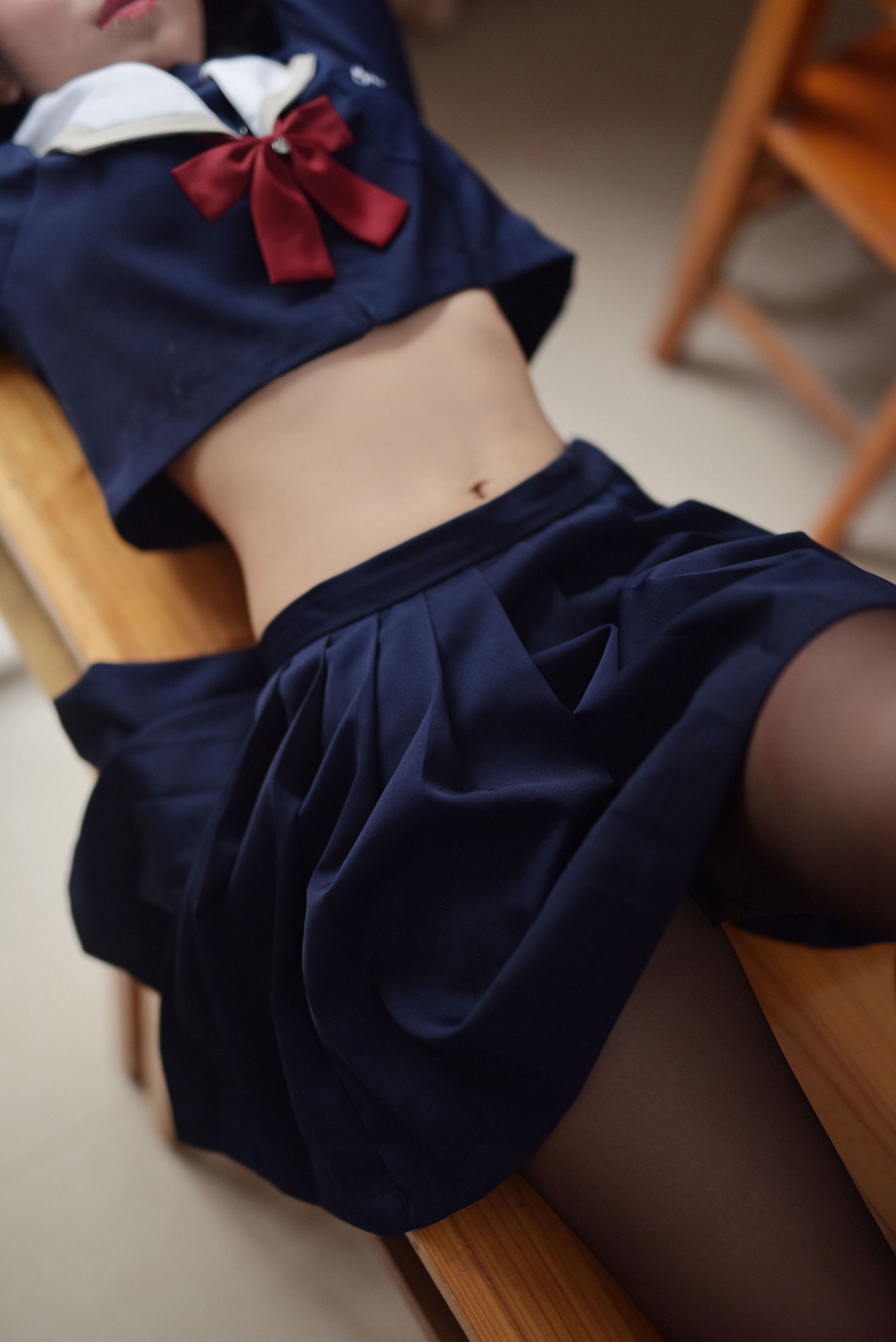 風之領域] NO.118 JK黑絲美麗胴體