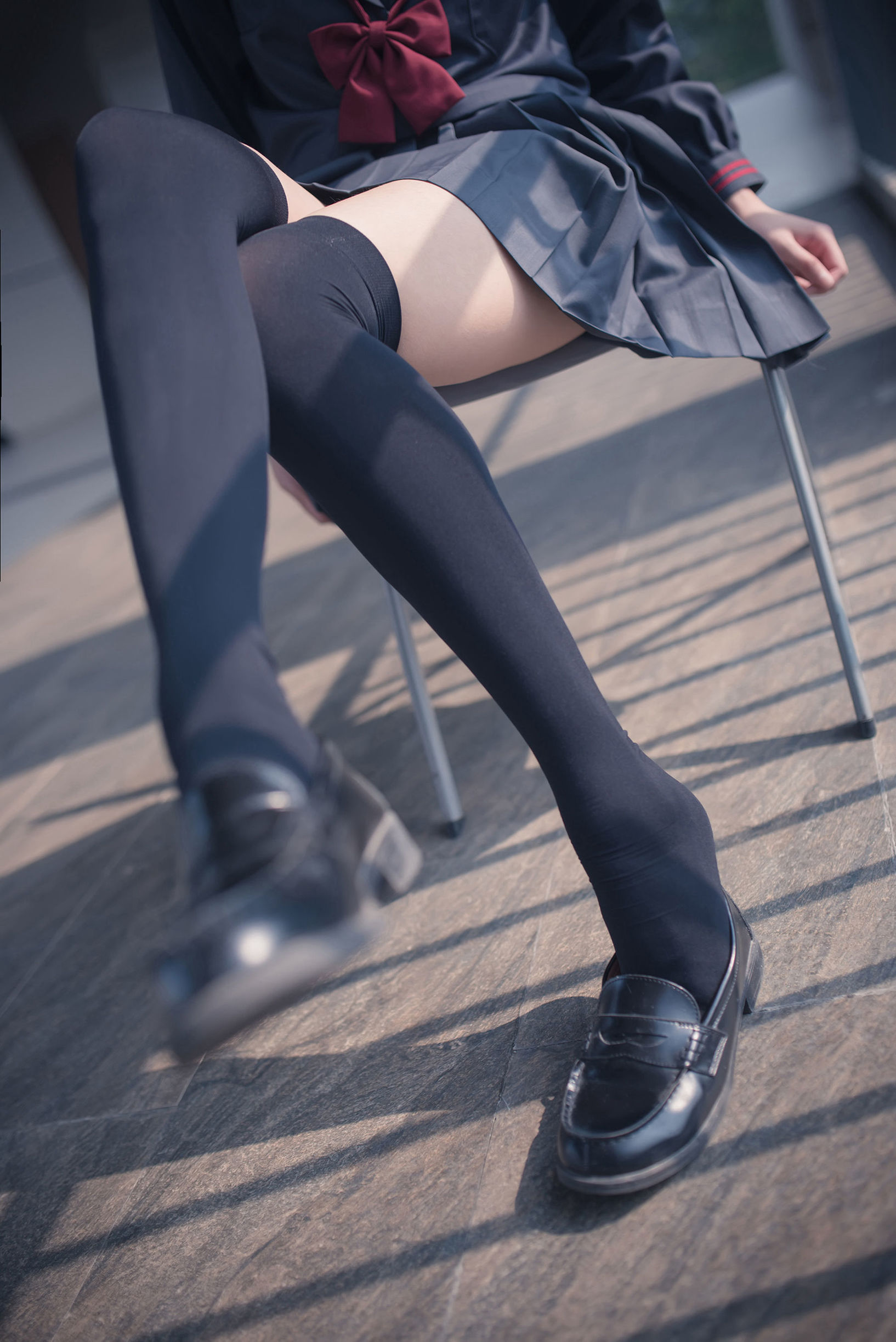 風之領域] NO.120 超短情趣制服黑絲長腿2