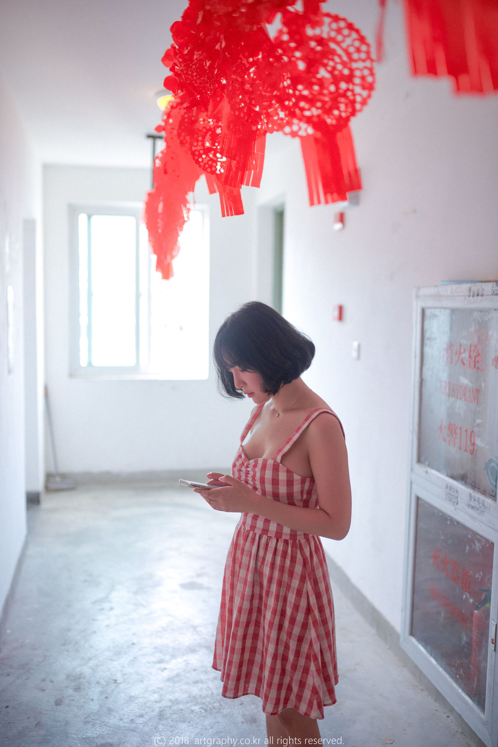 ARTGRAVIA] Vol. 046 Busty Girl Jiang Renqing - Home Private Shoot Collection
