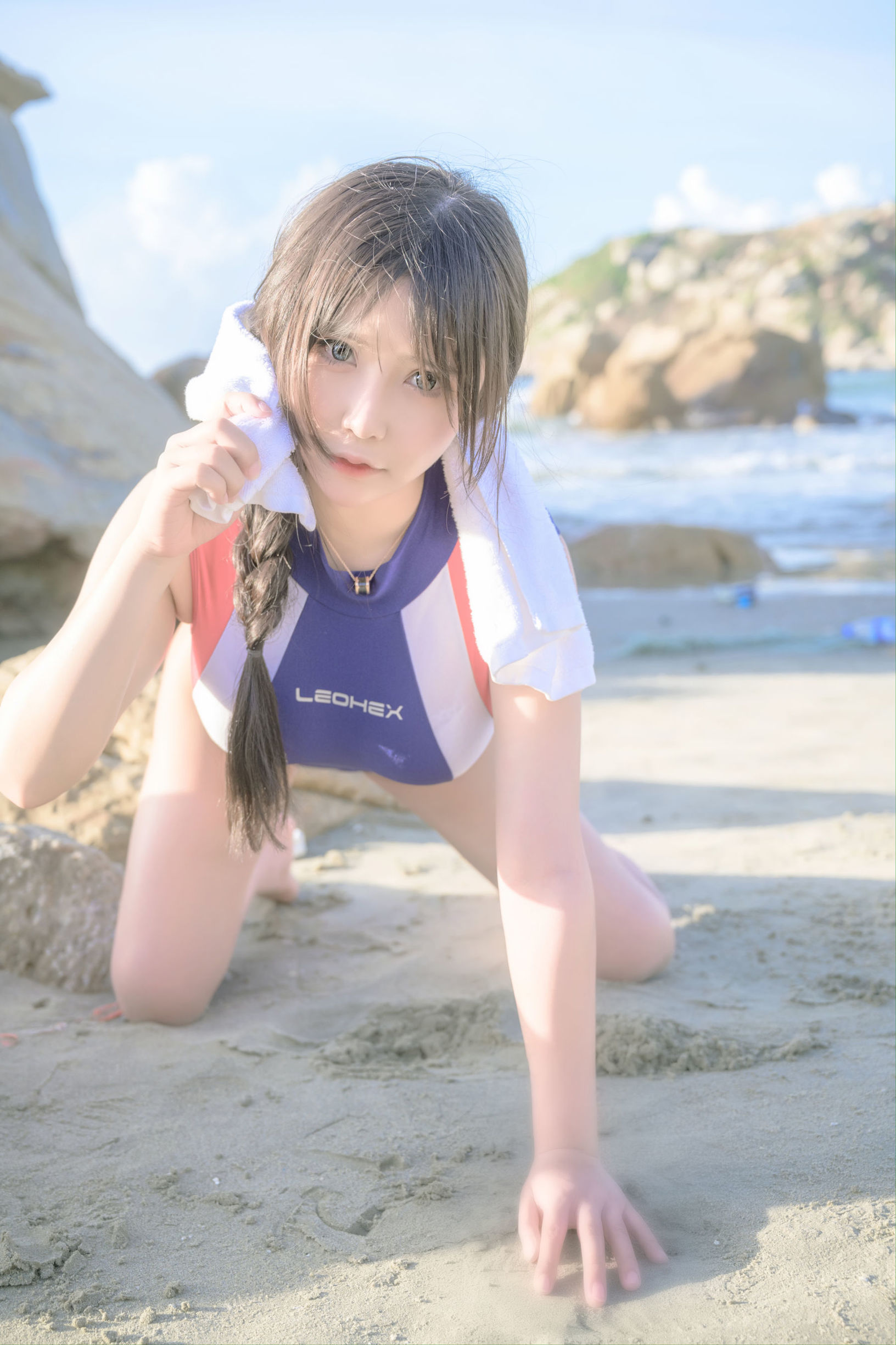 COS Welfare] 2D Girl Carries Away Mozi aa - Competitive Swimsuit