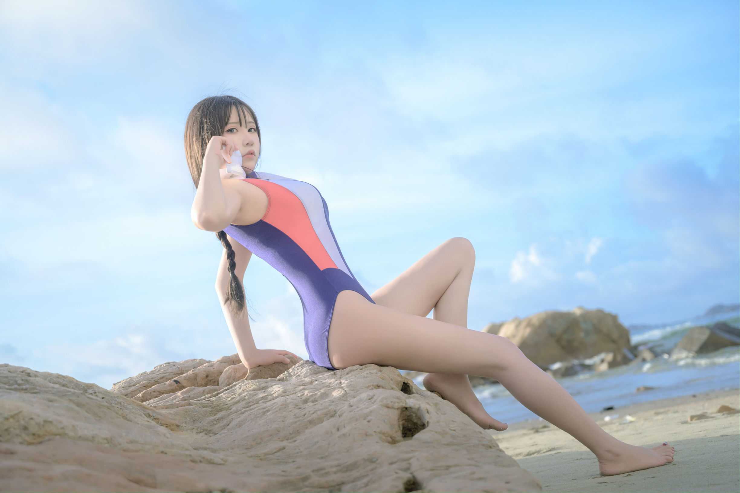 COS Welfare] 2D Girl Carries Away Mozi aa - Competitive Swimsuit