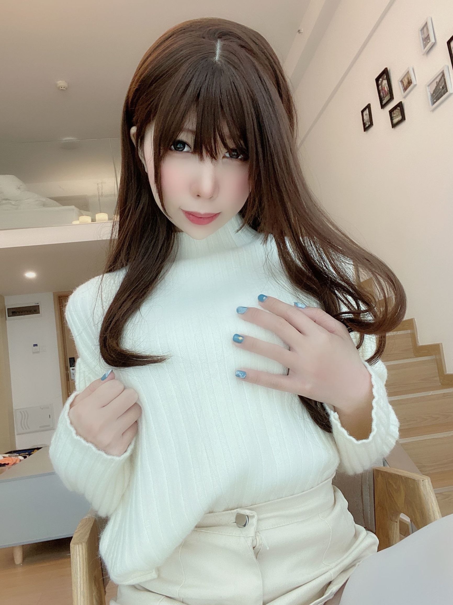 コスプレ福利] 2次元巨乳美女鹿野希 - いちご彼女