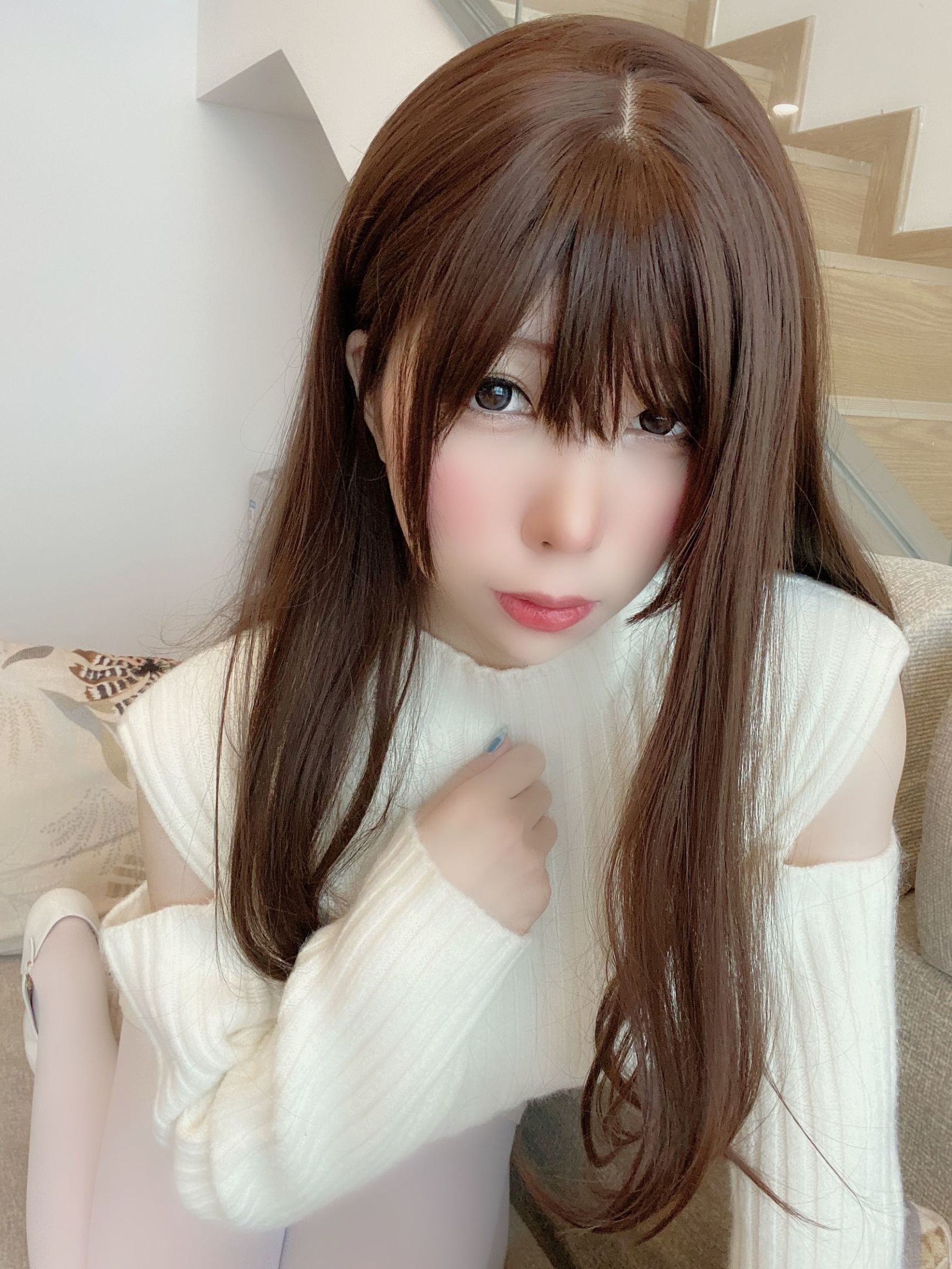 COS Phúc lợi] Nhị thứ nguyên mỹ nữ vú lớn Lộc Dã Hy - Bạn gái Dâu tây