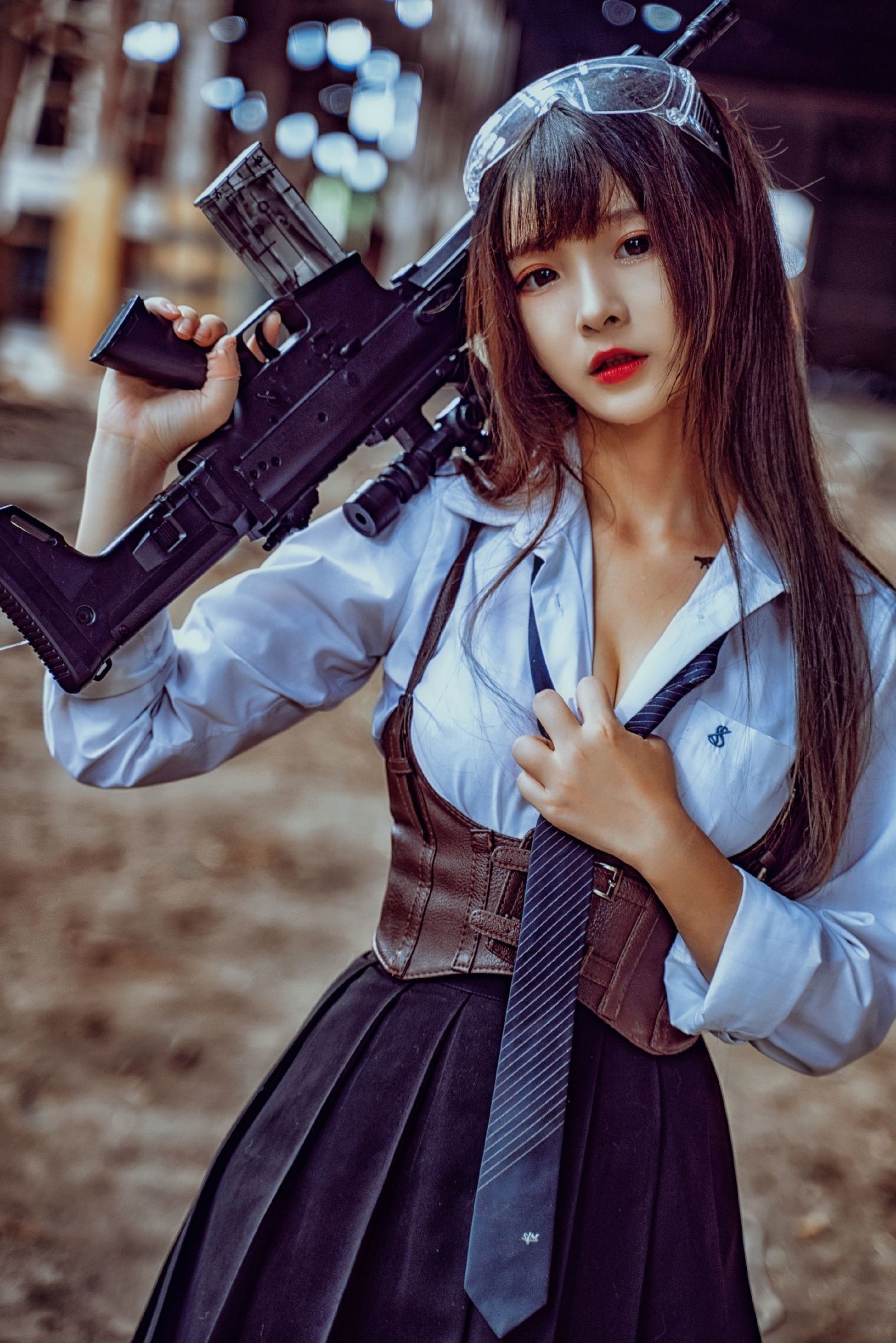 Cosplay Benefits] 2D Beauty Furukawa Kagura - Armed JK