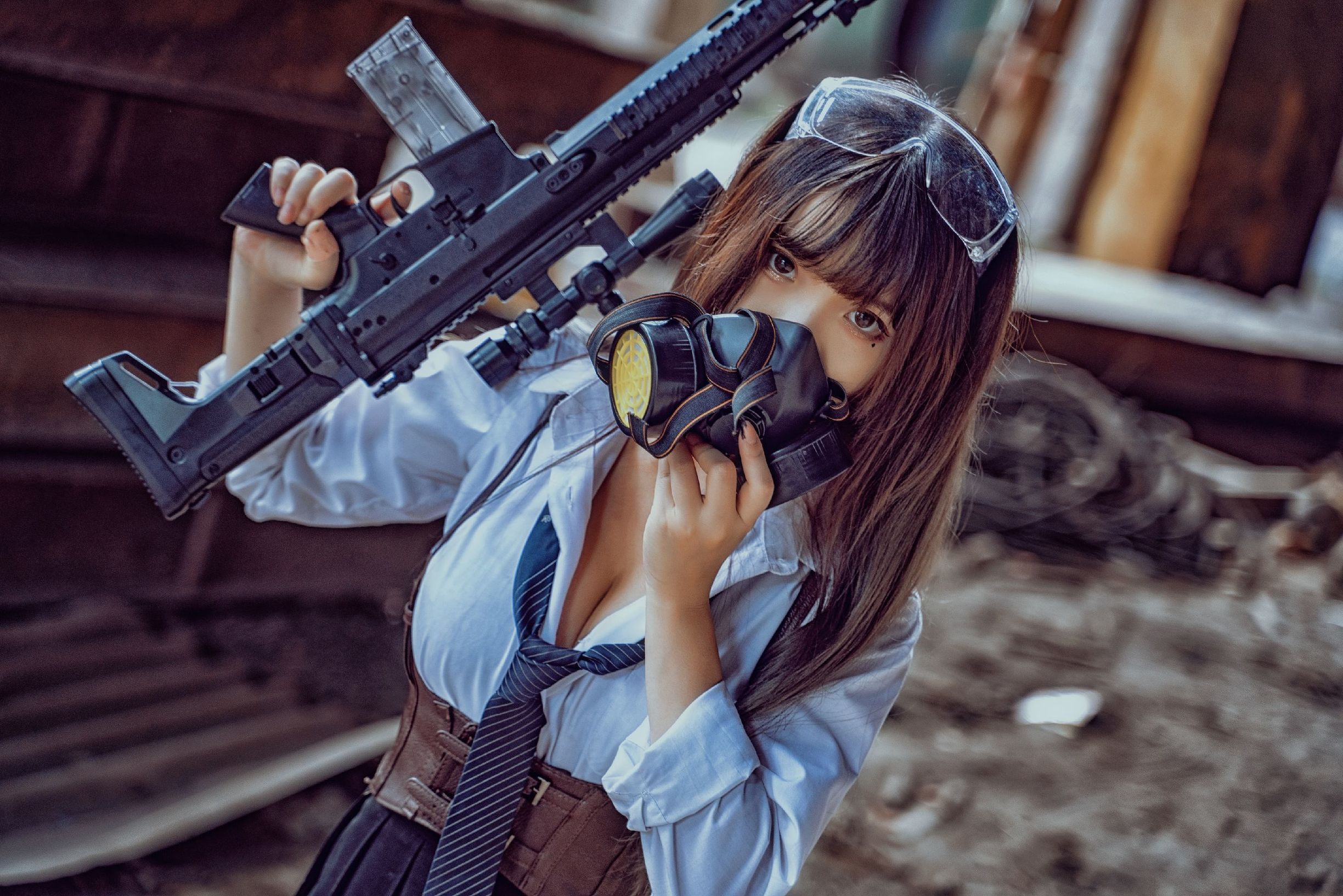 Cosplay Benefits] 2D Beauty Furukawa Kagura - Armed JK
