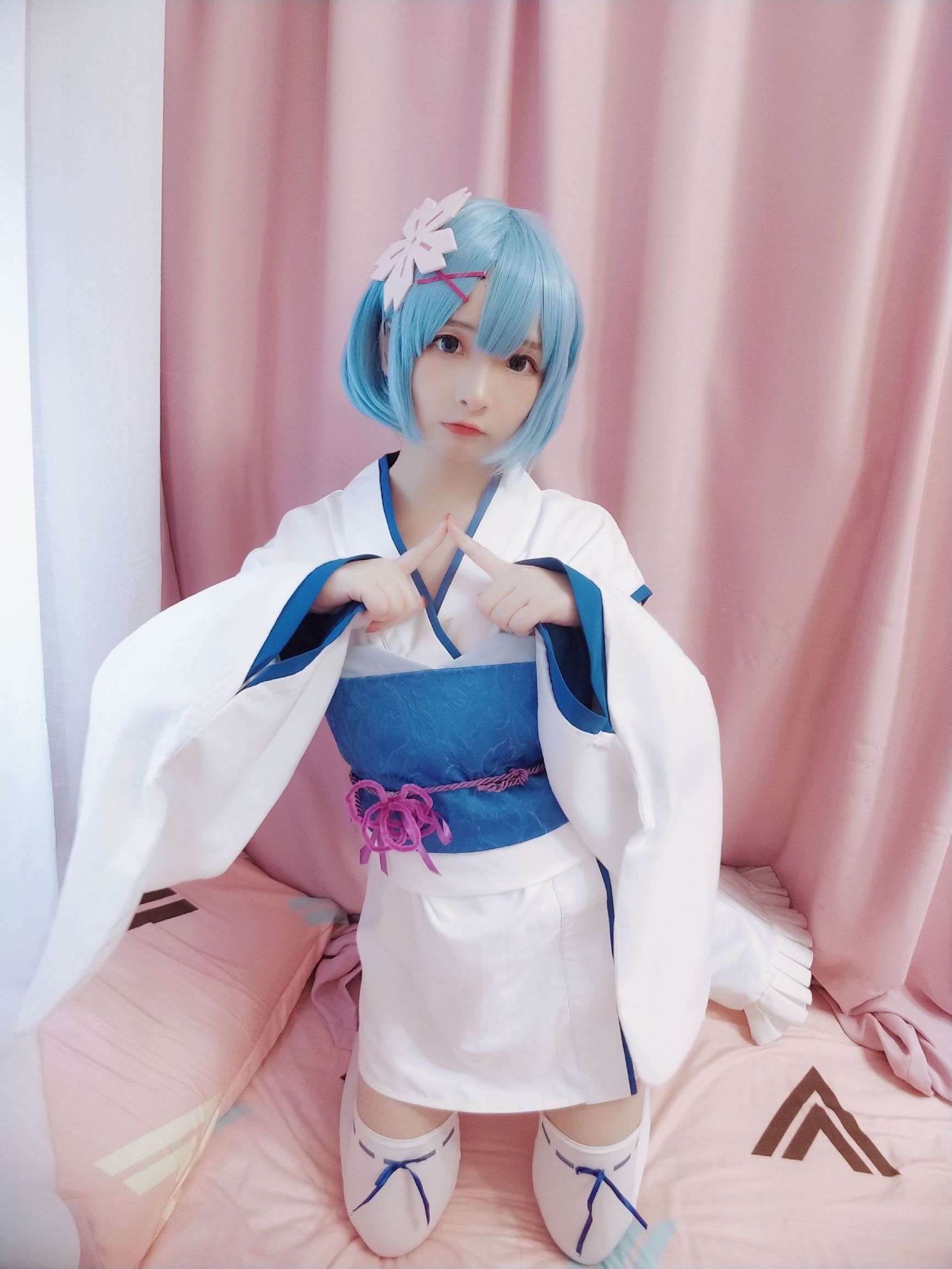 COS福利] 二次元美女古川神樂 - 蕾姆幼年