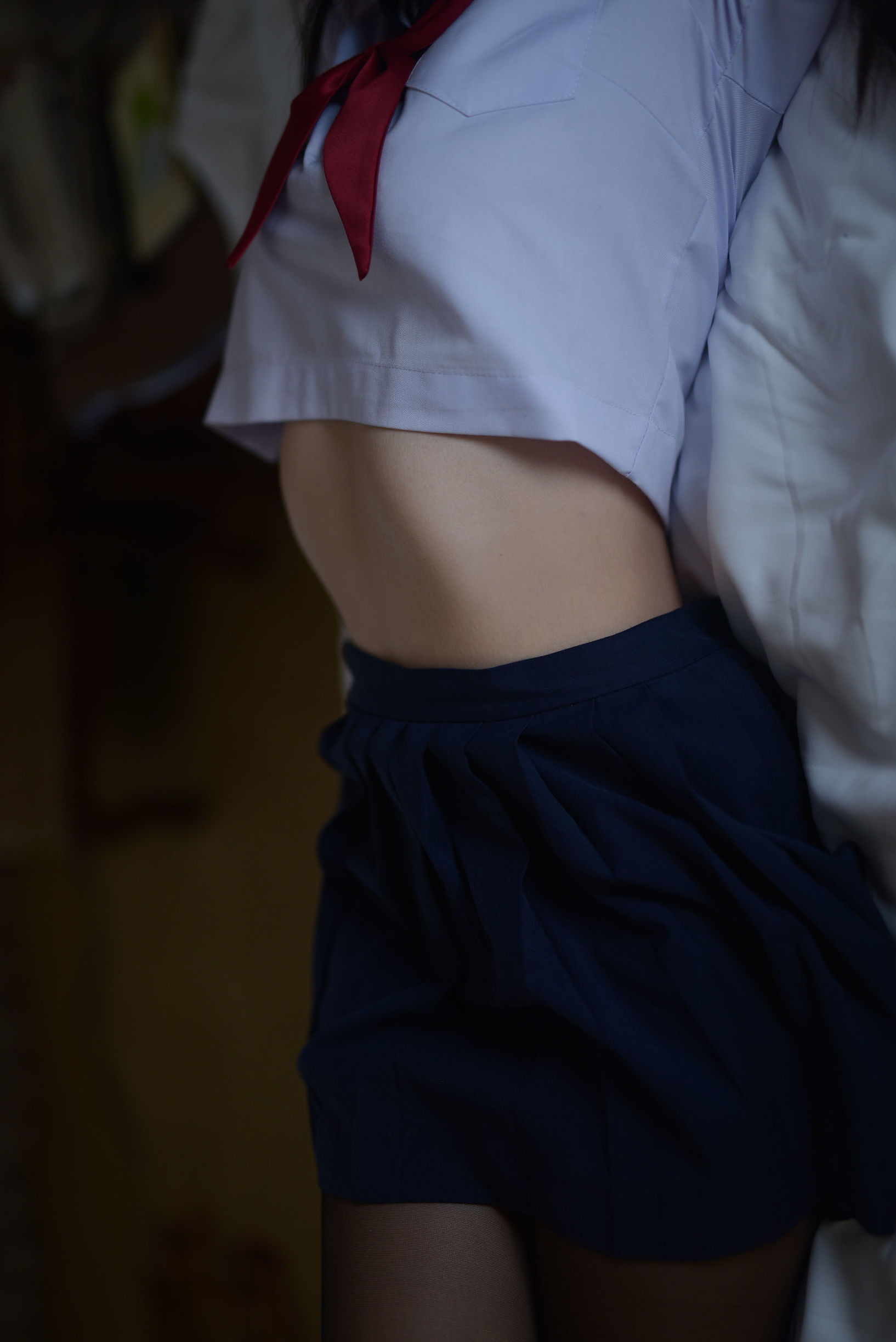 COS福利] 人氣 Coser 二佐 Nisa - 濕身黑絲