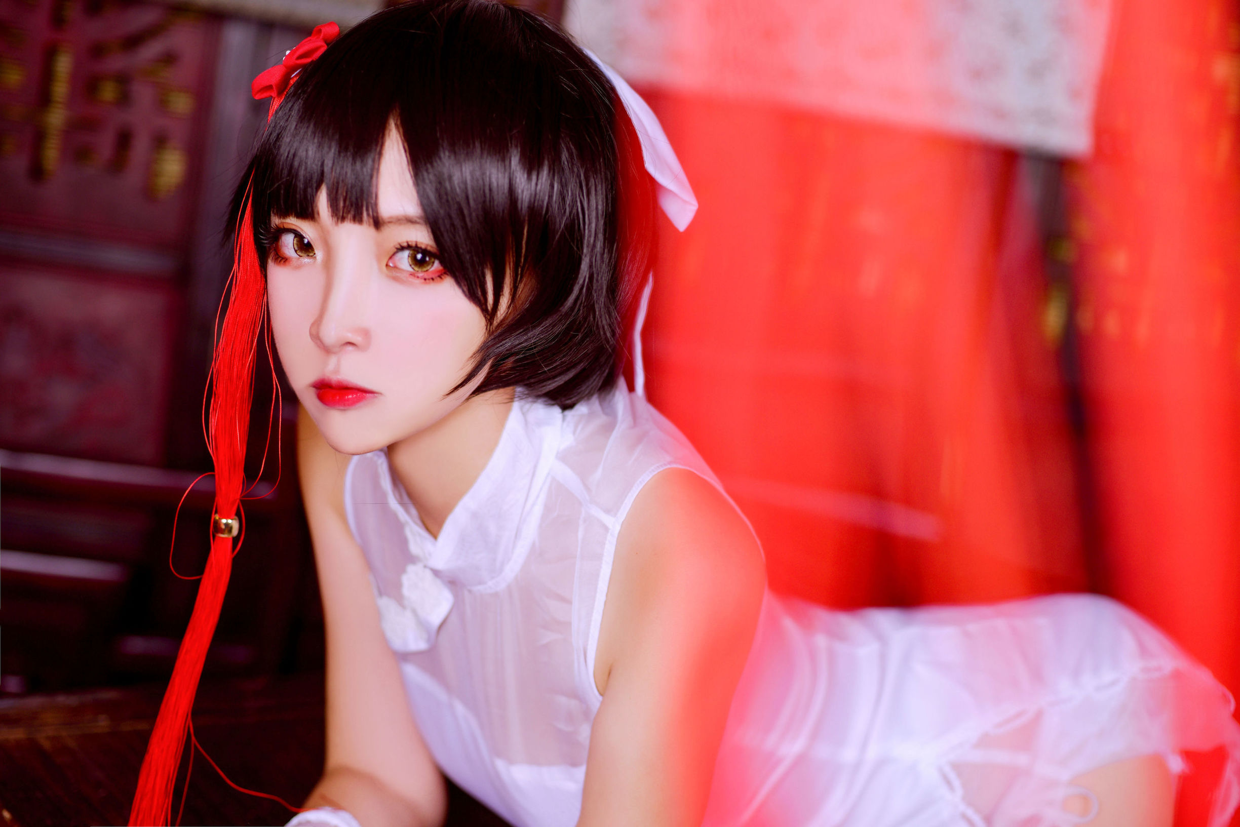 COS Phúc Lợi] Coser Phổ biến Nisa - Azur Lane Takao Qipao