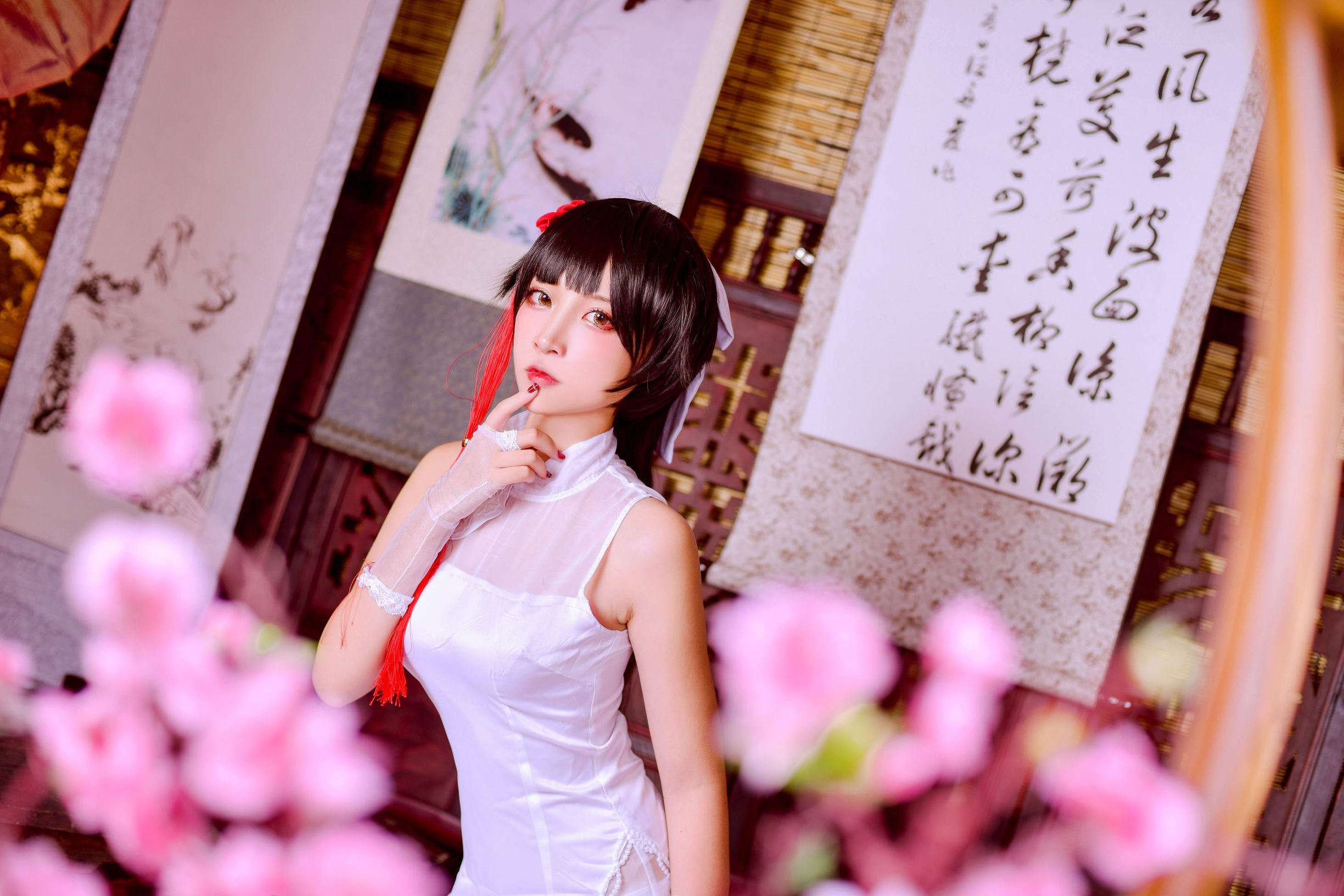 COS Phúc Lợi] Coser Phổ biến Nisa - Azur Lane Takao Qipao