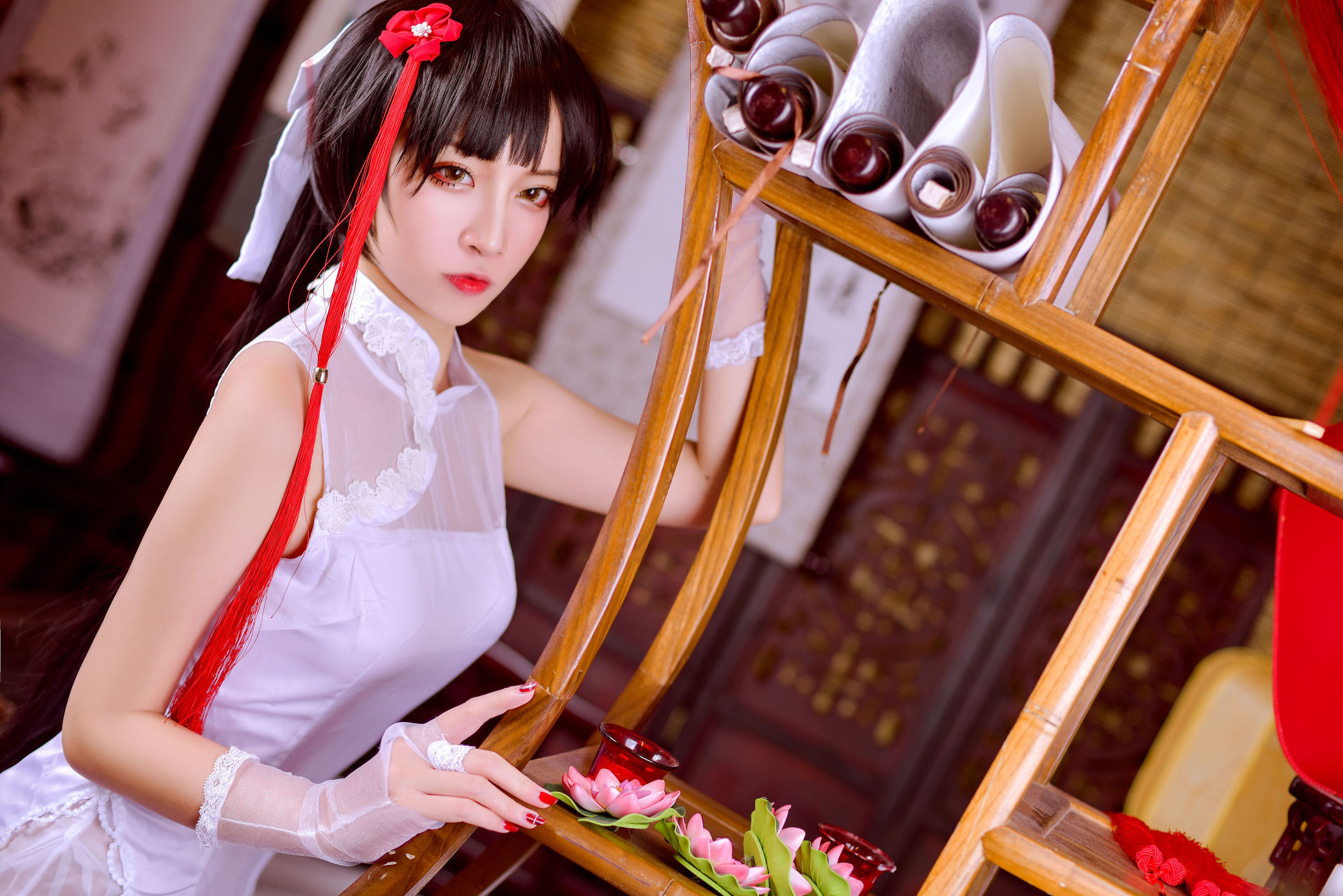 COS Phúc Lợi] Coser Phổ biến Nisa - Azur Lane Takao Qipao