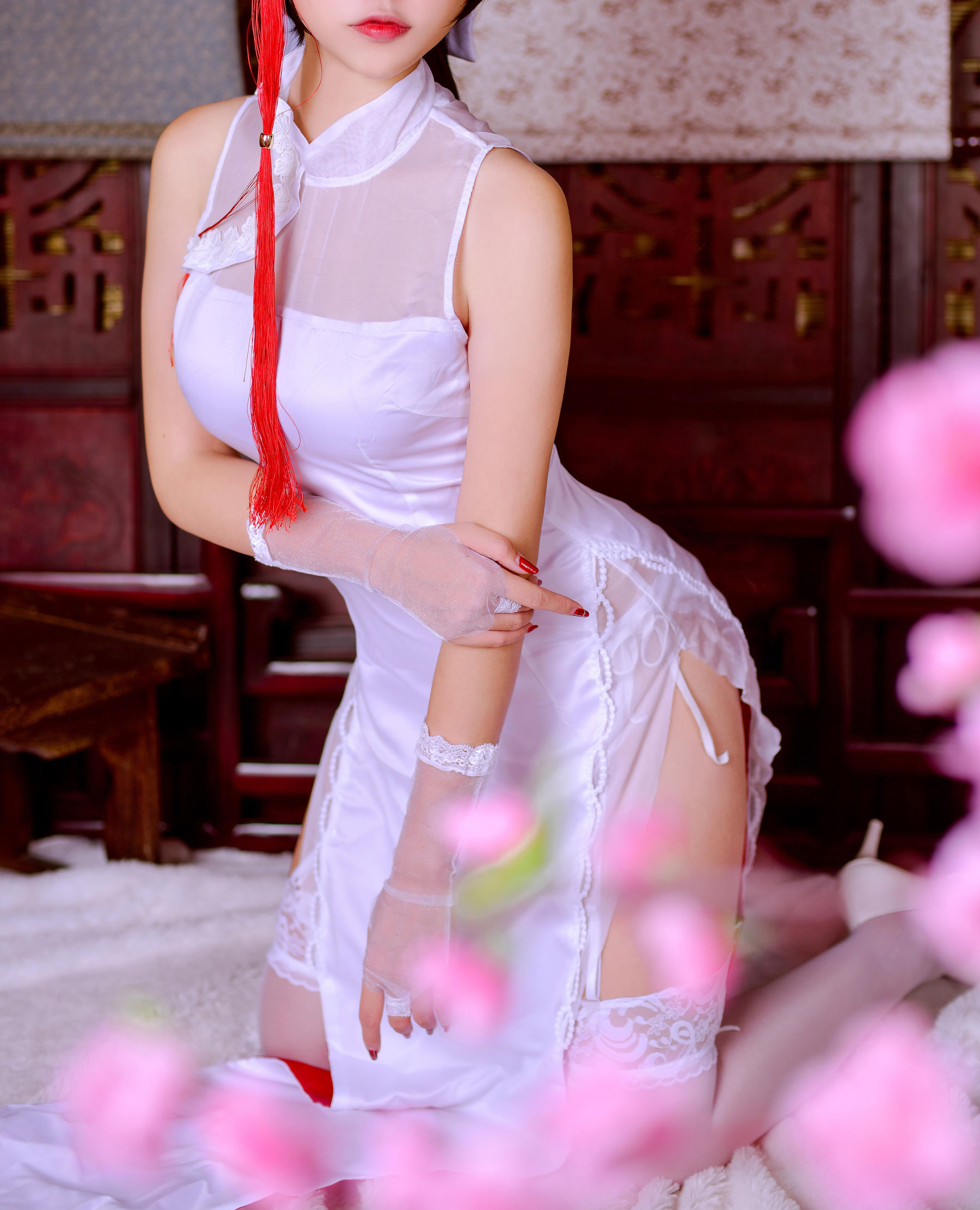 COS Phúc Lợi] Coser Phổ biến Nisa - Azur Lane Takao Qipao