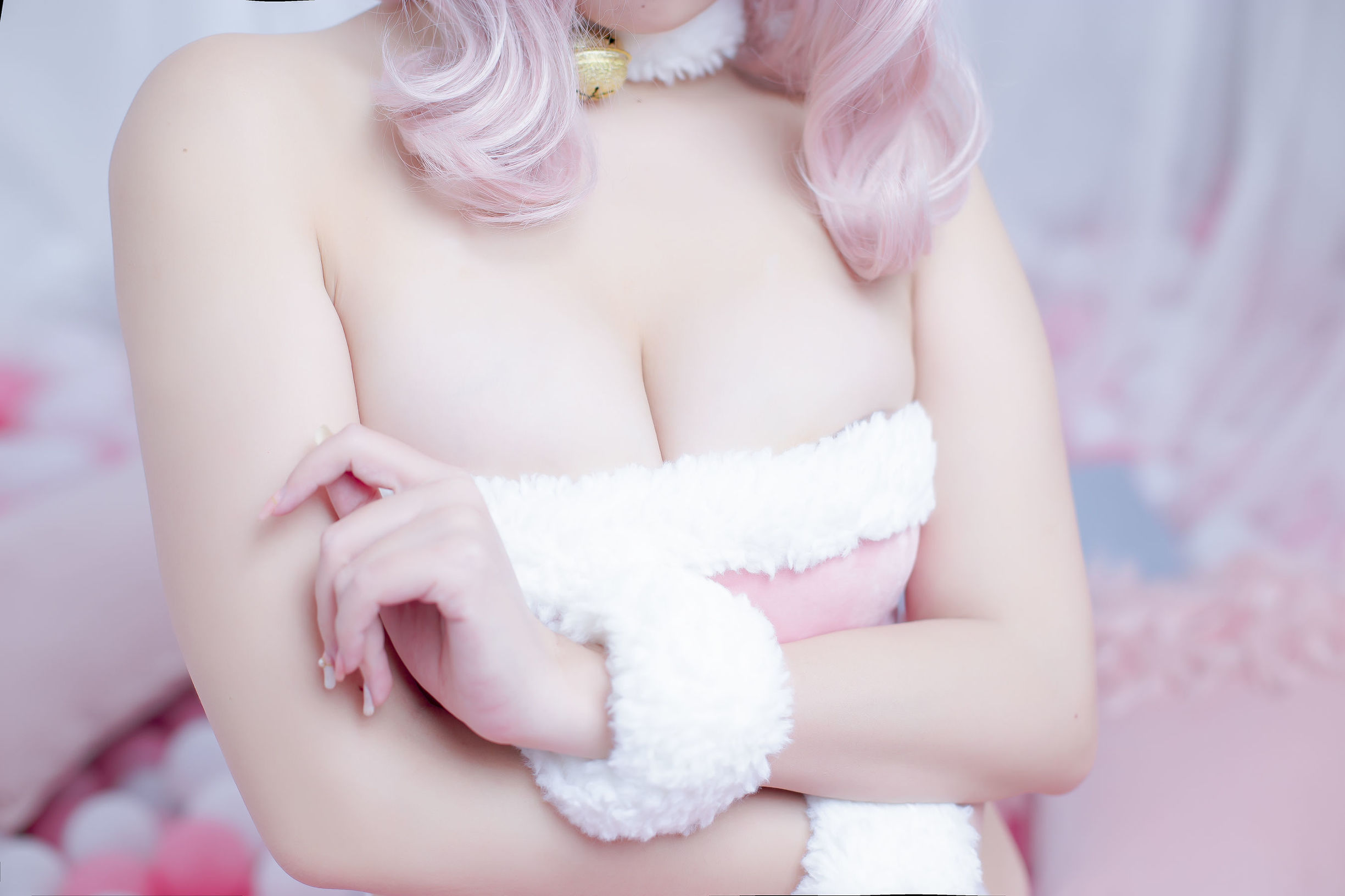 COS Phúc lợi] Cosplayer nổi tiếng Er Zuo Nisa - Phòng riêng Pink Pig