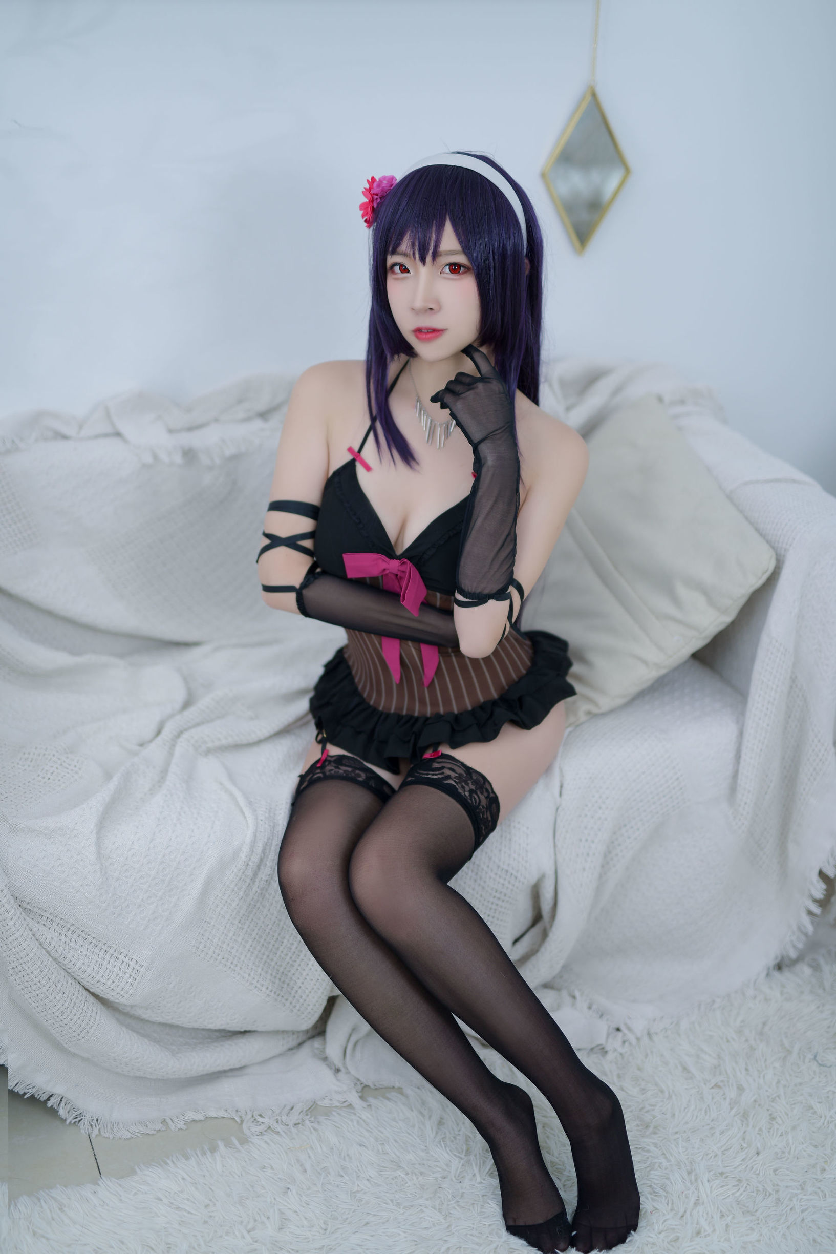 COS 혜택] 인기 Coser 엘자 니사 - 도로인 선배 잠옷