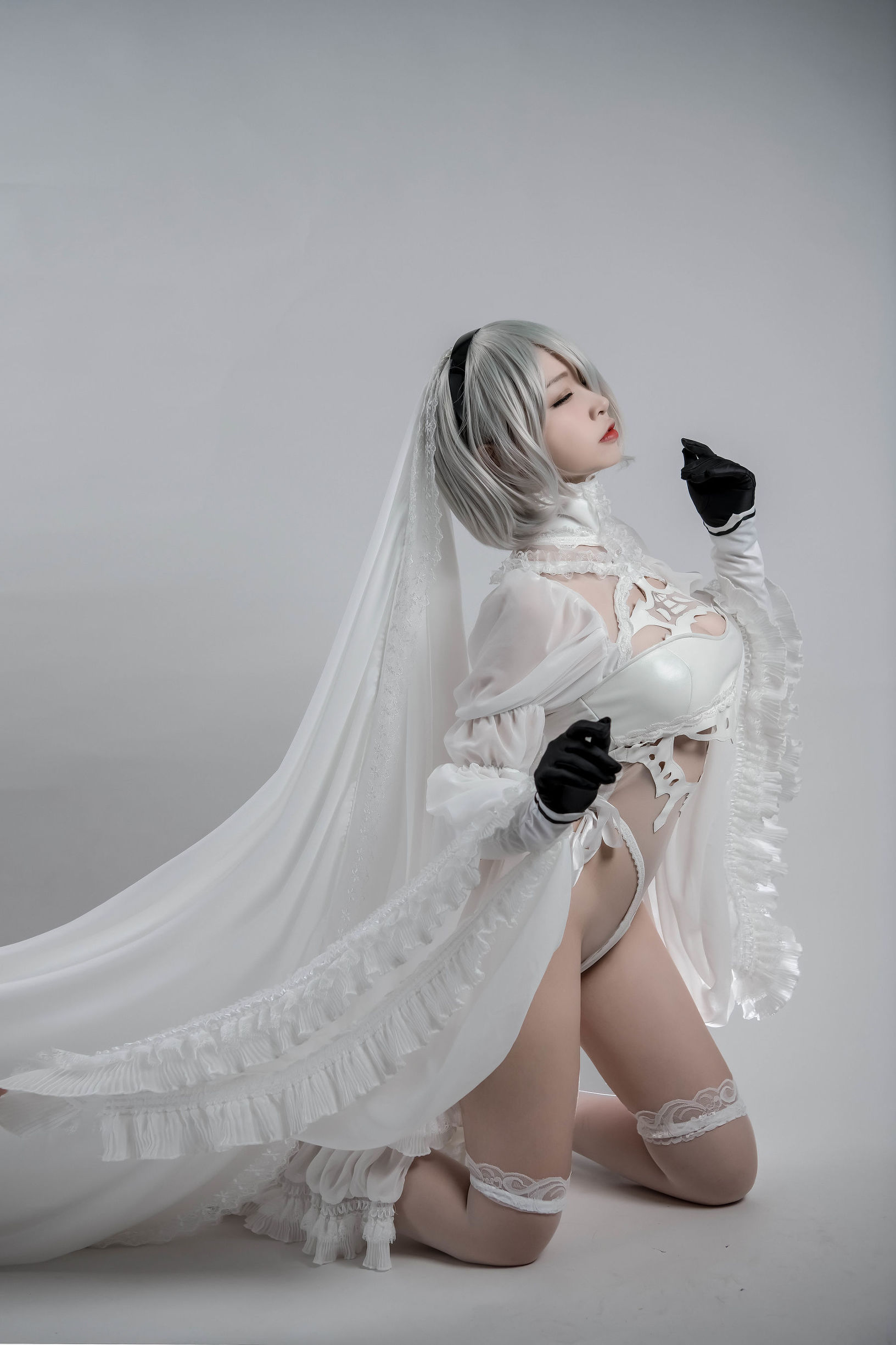 コスプレイ特典] 人気のコスプレイヤー ニサ - 2B同人花嫁