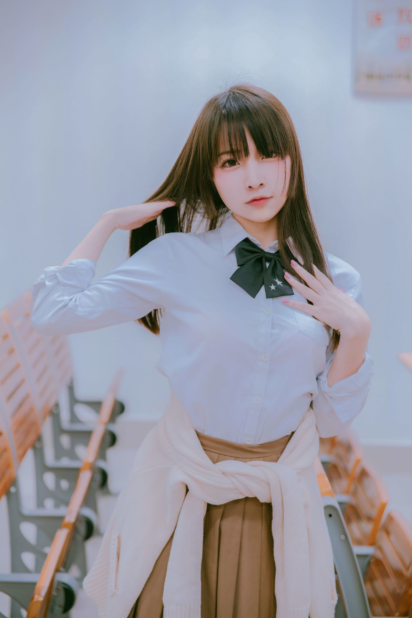 Cosplay福利] 人氣Coser二佐Nisa - JK學院風