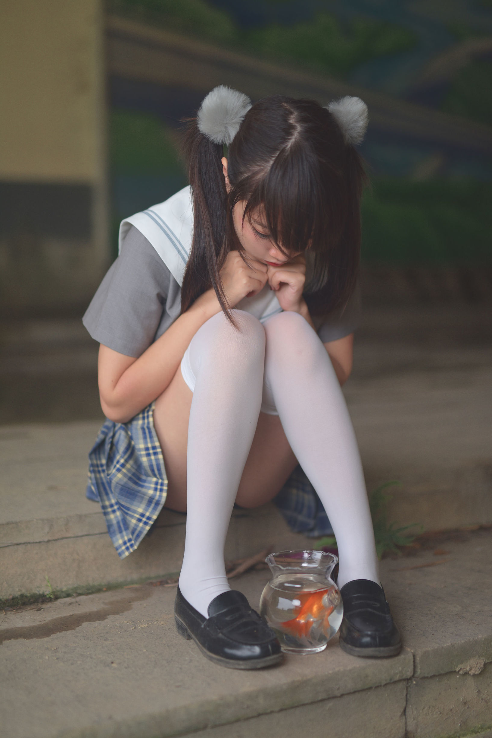 COS福利] 人氣 Coser 二佐 Nisa - JK 水手服