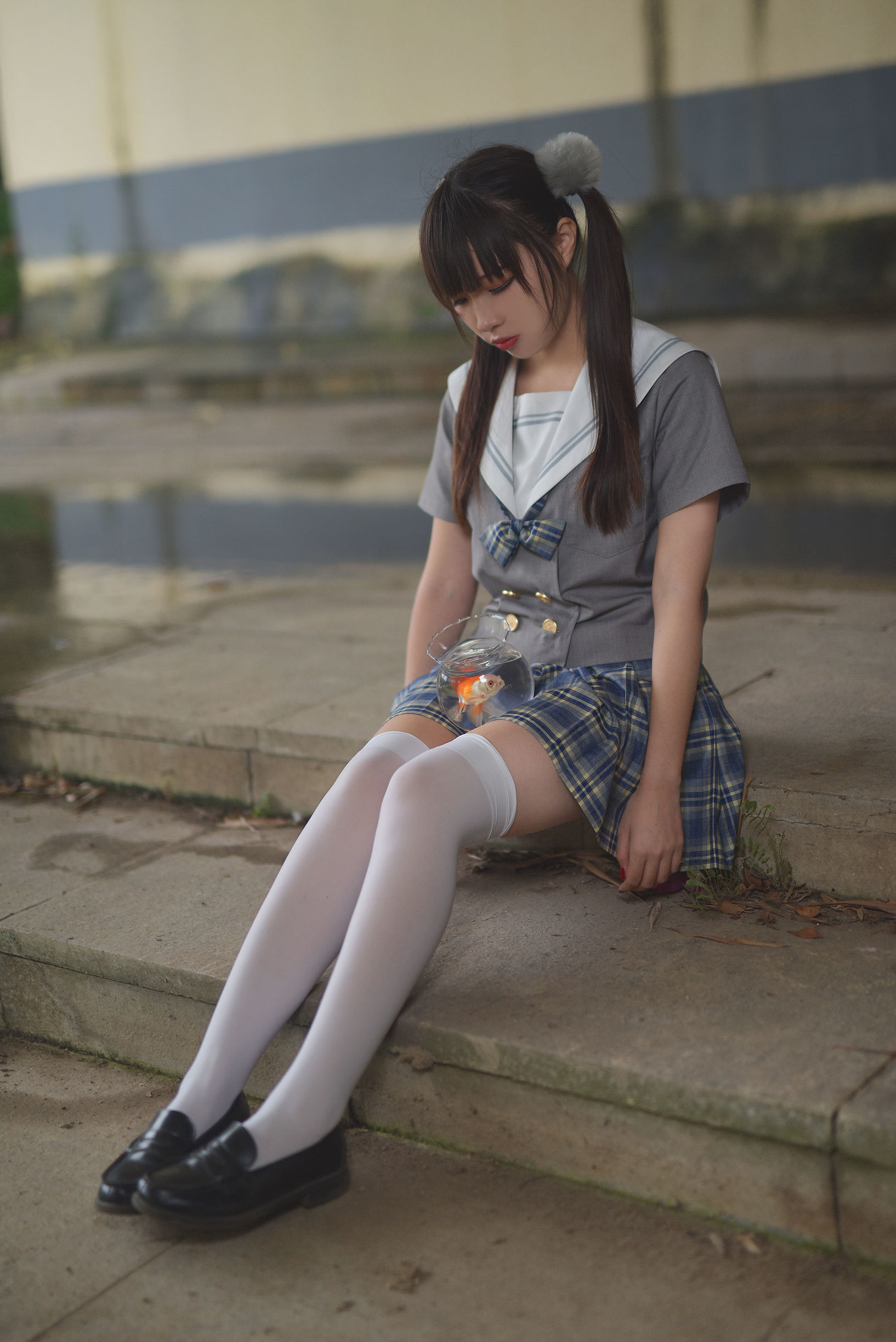 コスプレ福利] 人気のコスプレイヤー 二佐・ニサ - JKセーラー服