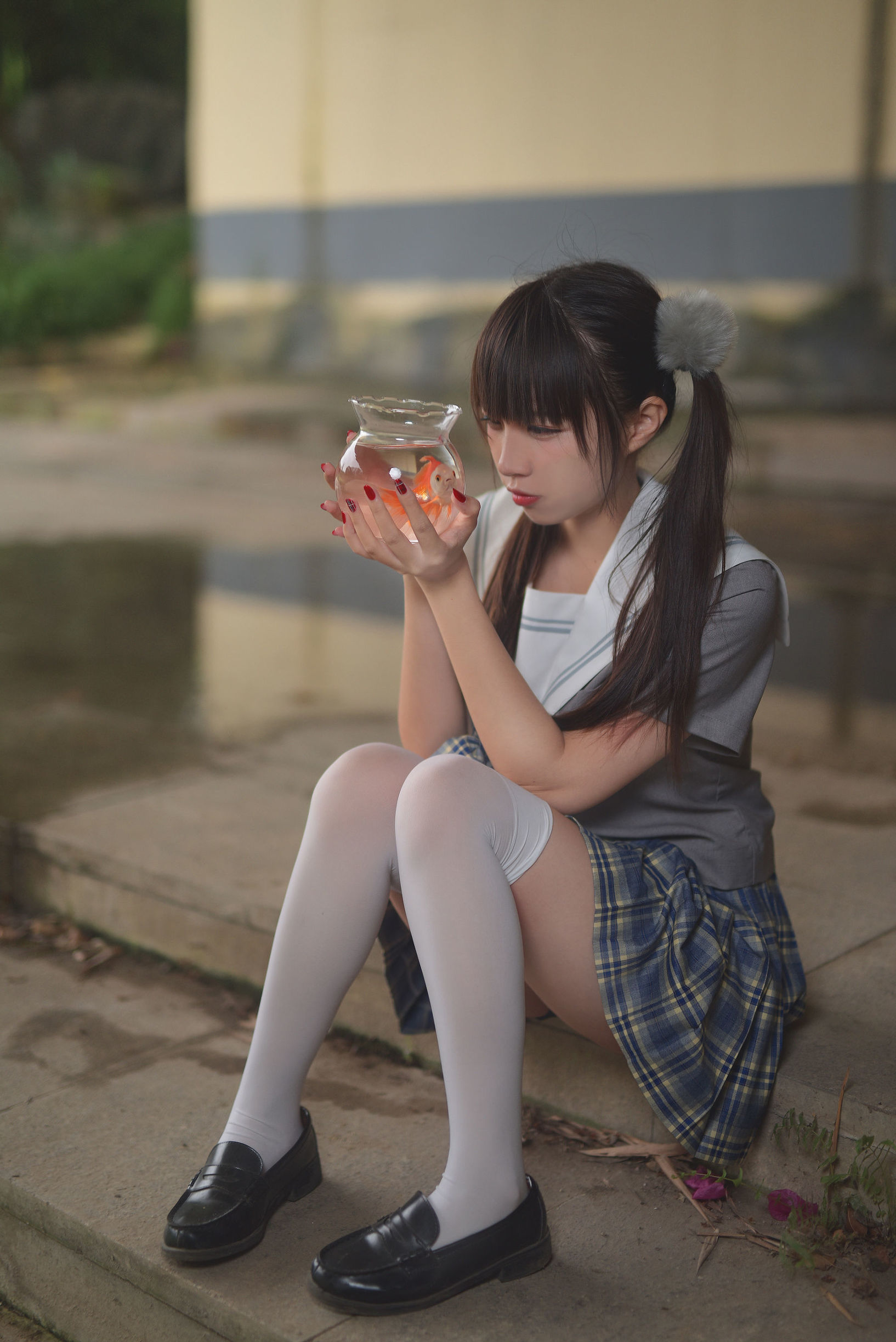 COS福利] 人氣 Coser 二佐 Nisa - JK 水手服