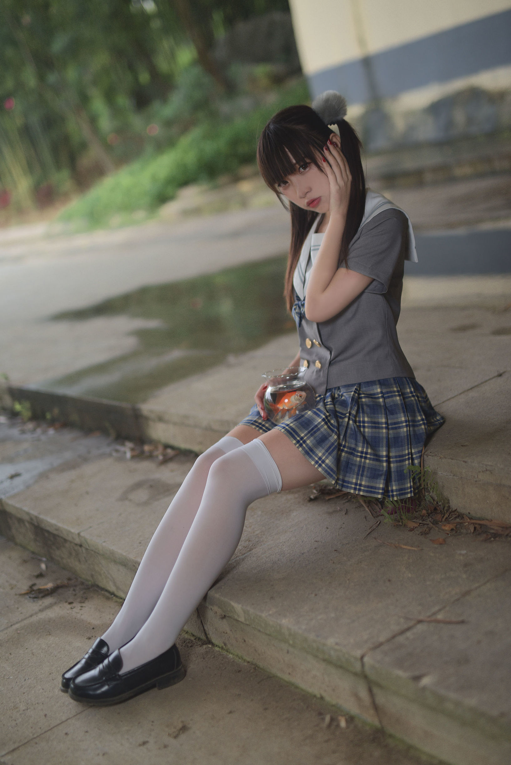 コスプレ福利] 人気のコスプレイヤー 二佐・ニサ - JKセーラー服