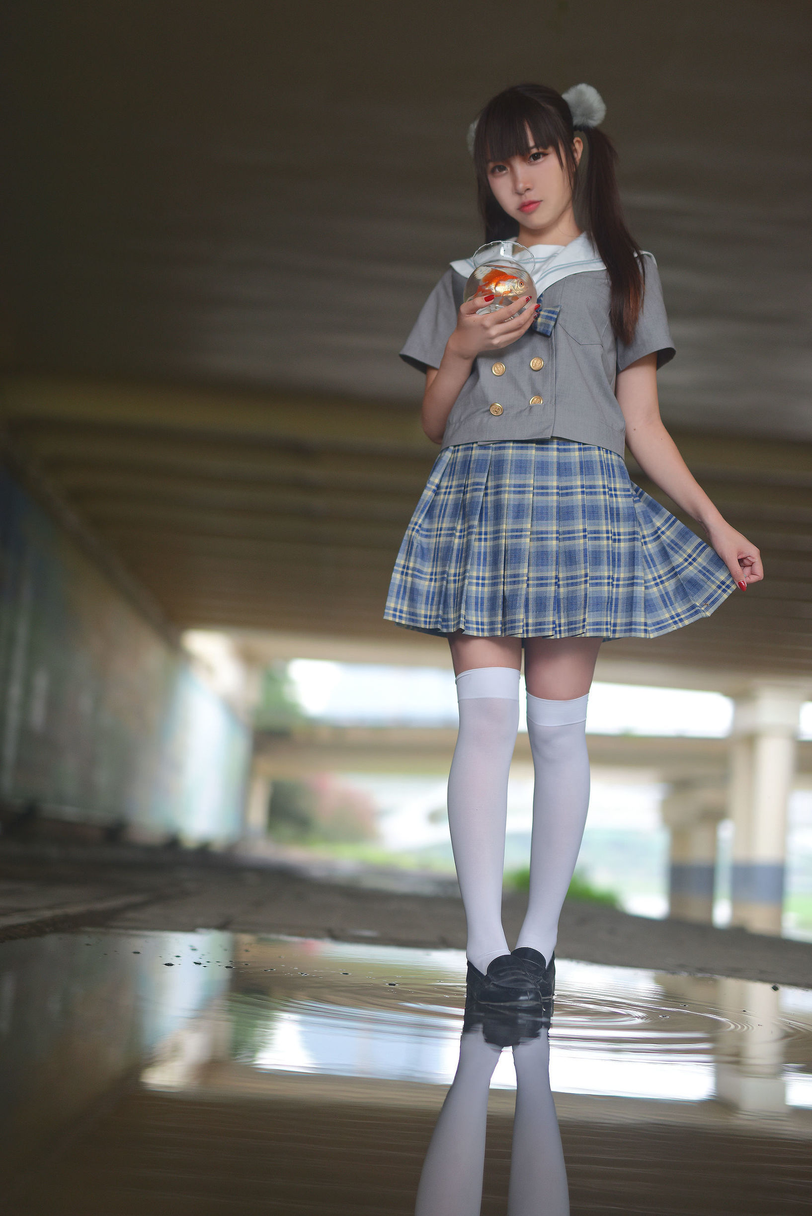 COS福利] 人氣 Coser 二佐 Nisa - JK 水手服