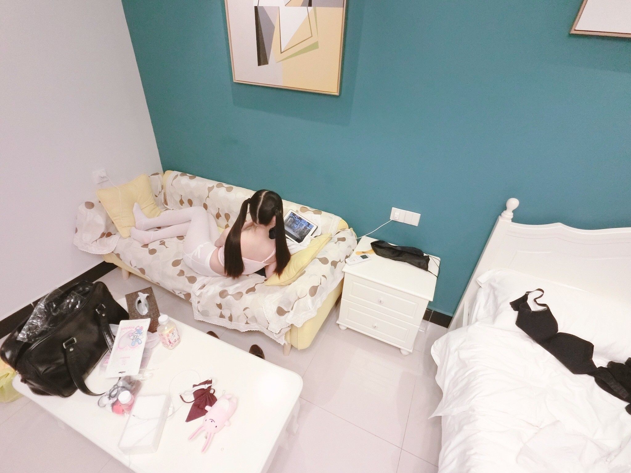 COS Phúc lợi] Si Meo - Quả dâu tây nhỏ màu hồng lớp lót