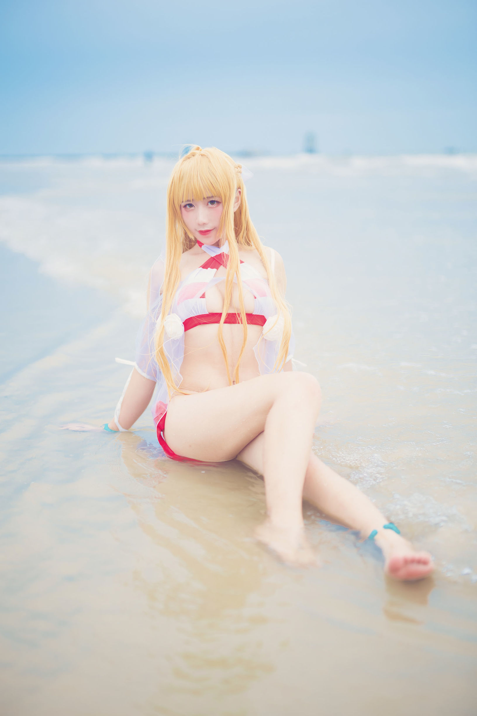 COS Phúc lợi] Blogger Anime Cửu Khúc Jean - Áo tắm
