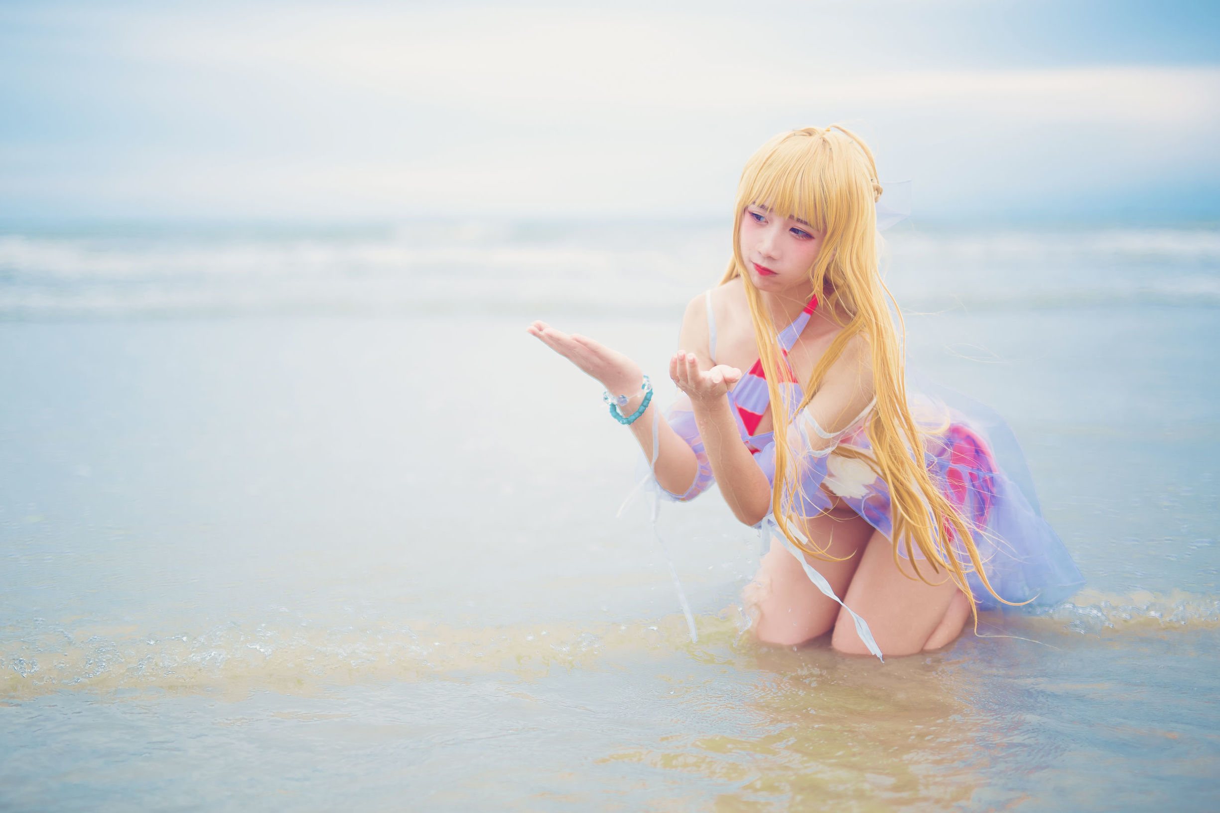 COS Phúc lợi] Blogger Anime Cửu Khúc Jean - Áo tắm
