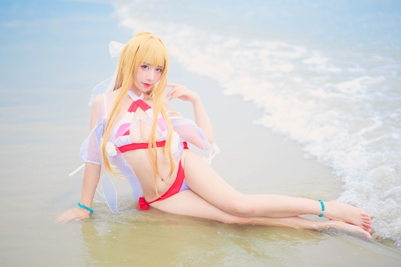 COS Phúc lợi] Blogger Anime Cửu Khúc Jean - Áo tắm