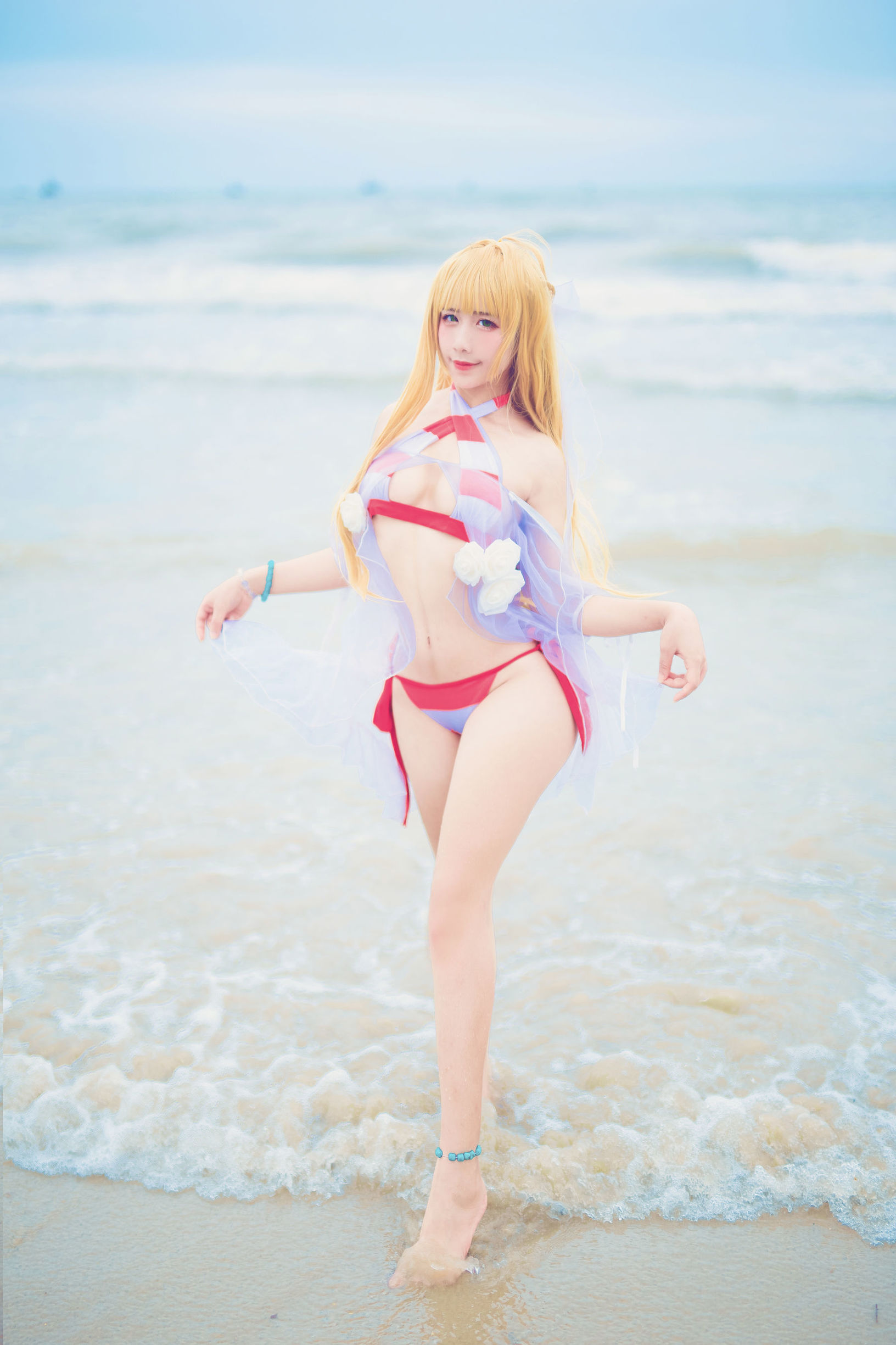 COS Phúc lợi] Blogger Anime Cửu Khúc Jean - Áo tắm