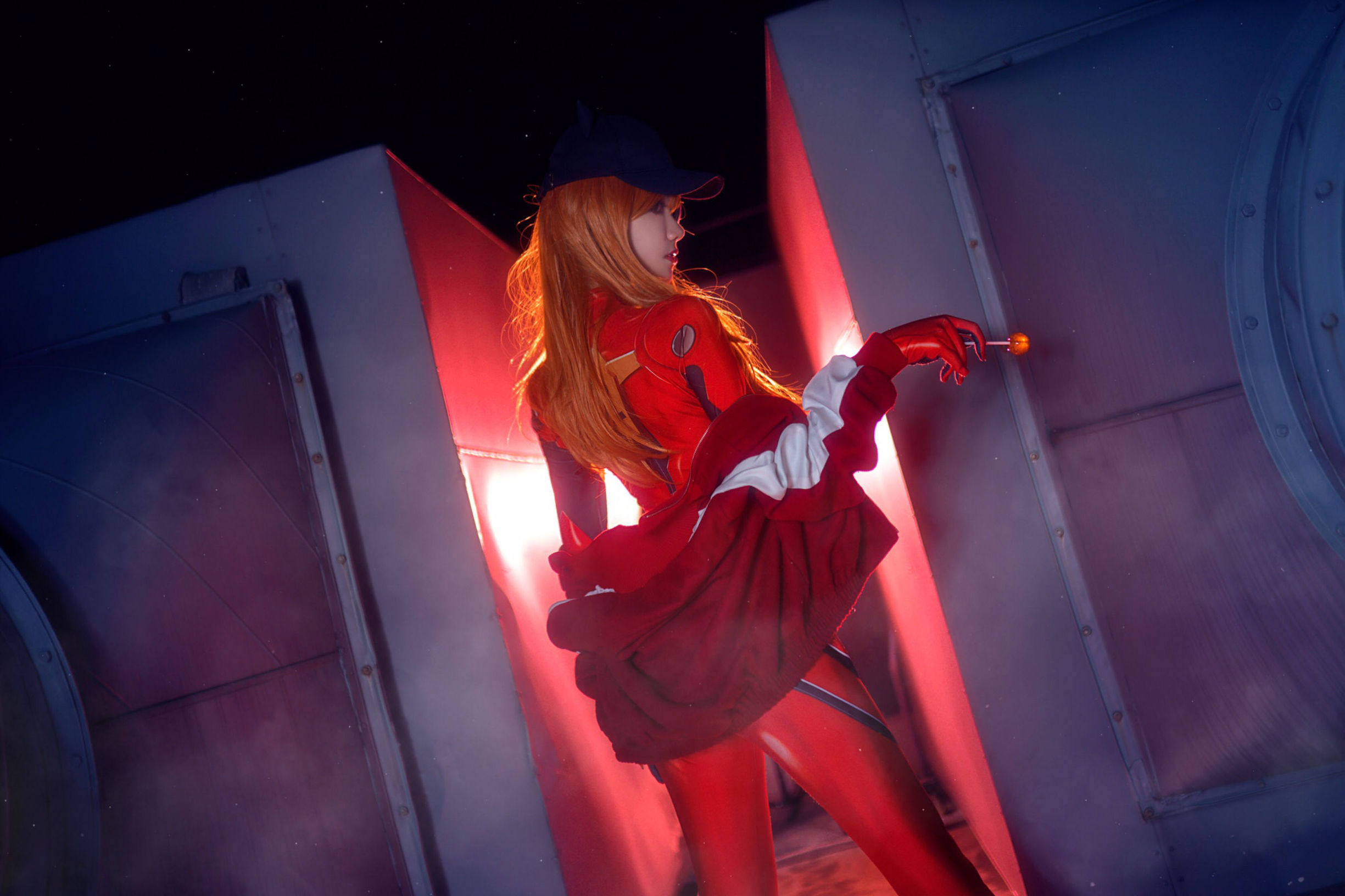 COS Phúc lợi] Blogger Anime Nam Đào Momoko - Asuka Trang phục chiến đấu