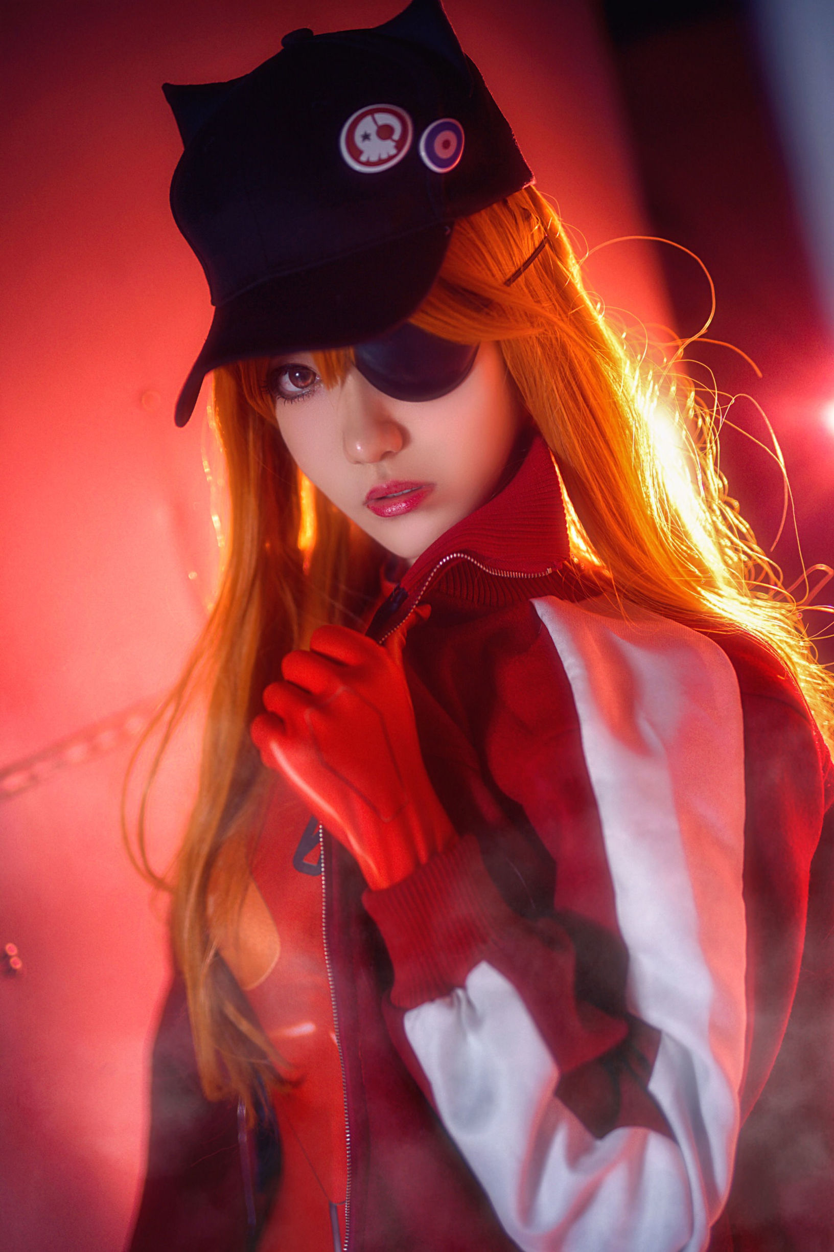COS Phúc lợi] Blogger Anime Nam Đào Momoko - Asuka Trang phục chiến đấu