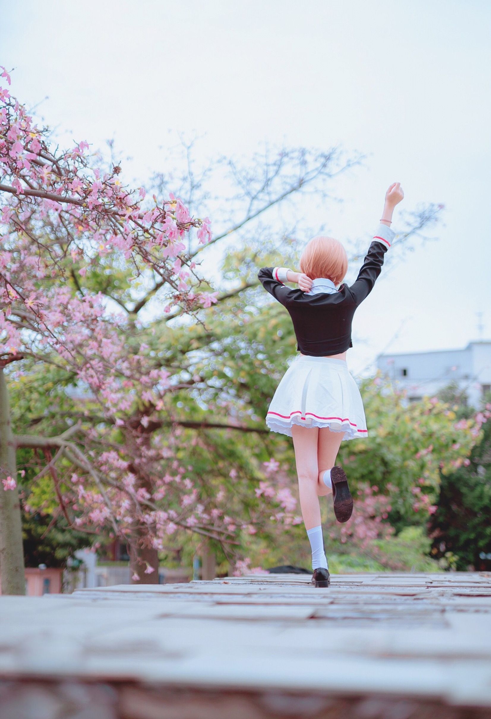 Cosplay 福利] 動漫博主南桃Momoko - 木之本櫻制服