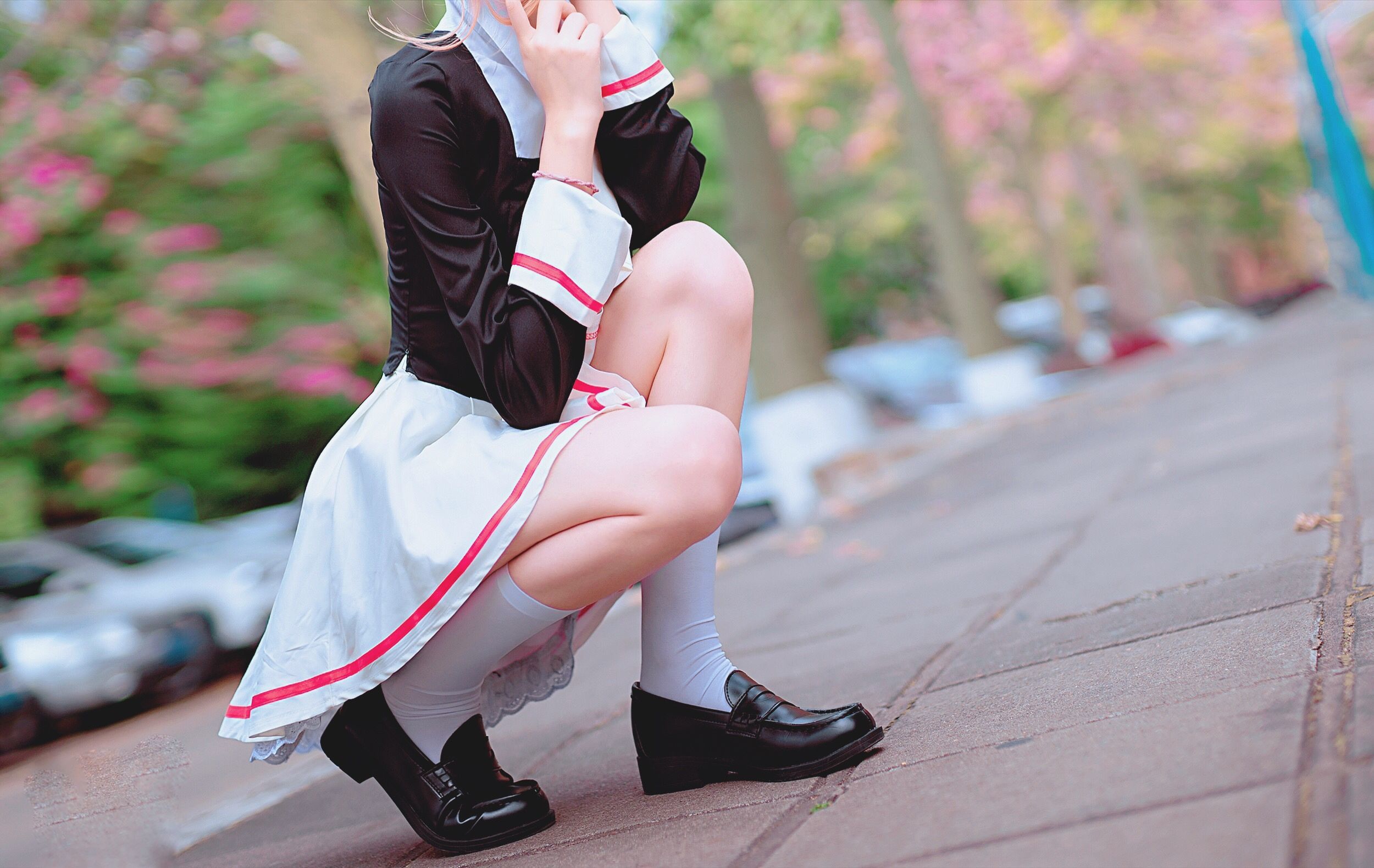 Cosplay 福利] 動漫博主南桃Momoko - 木之本櫻制服