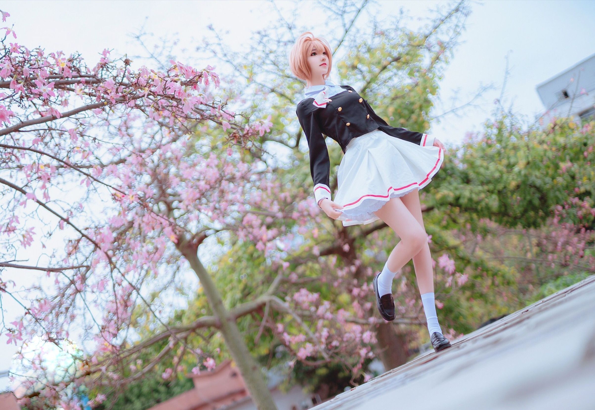 Cosplay 福利] 動漫博主南桃Momoko - 木之本櫻制服